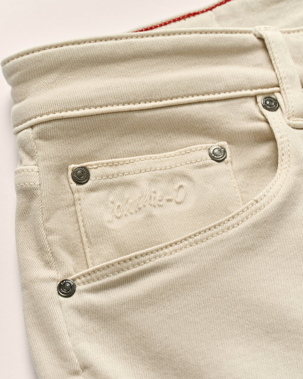 Johnnie-O Newport 5-Pocket Cotton Pants, Stone