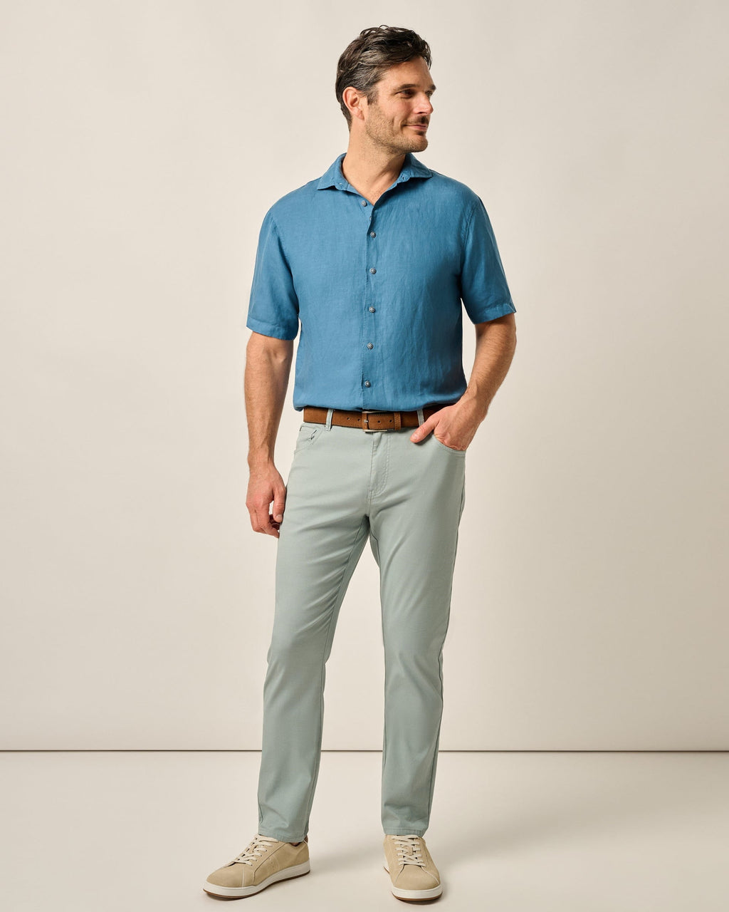Johnnie-O Atlas Lightweight Stretch 5-Pocket Jeans Abyss