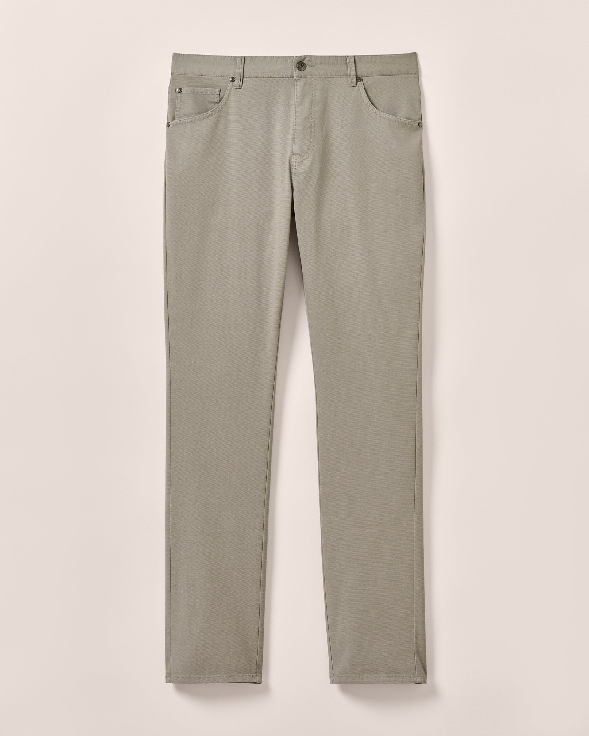 Johnnie-O Atlas Lightweight Stretch 5-Pocket Jeans, Gray