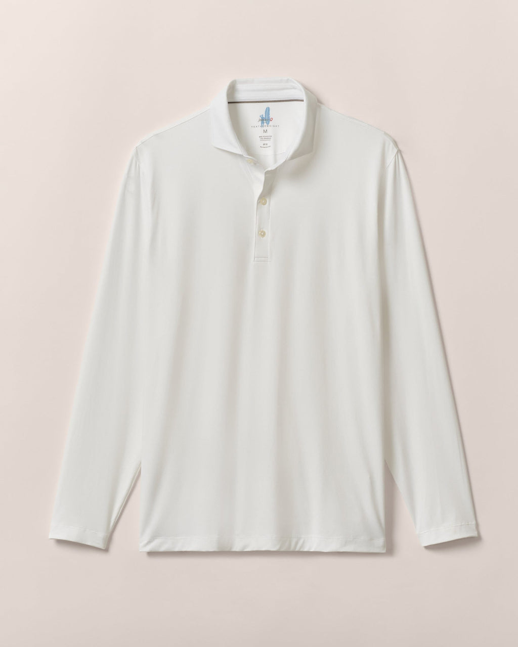 Johnnie-O Performance Featherweight Long Sleeve Polo, White