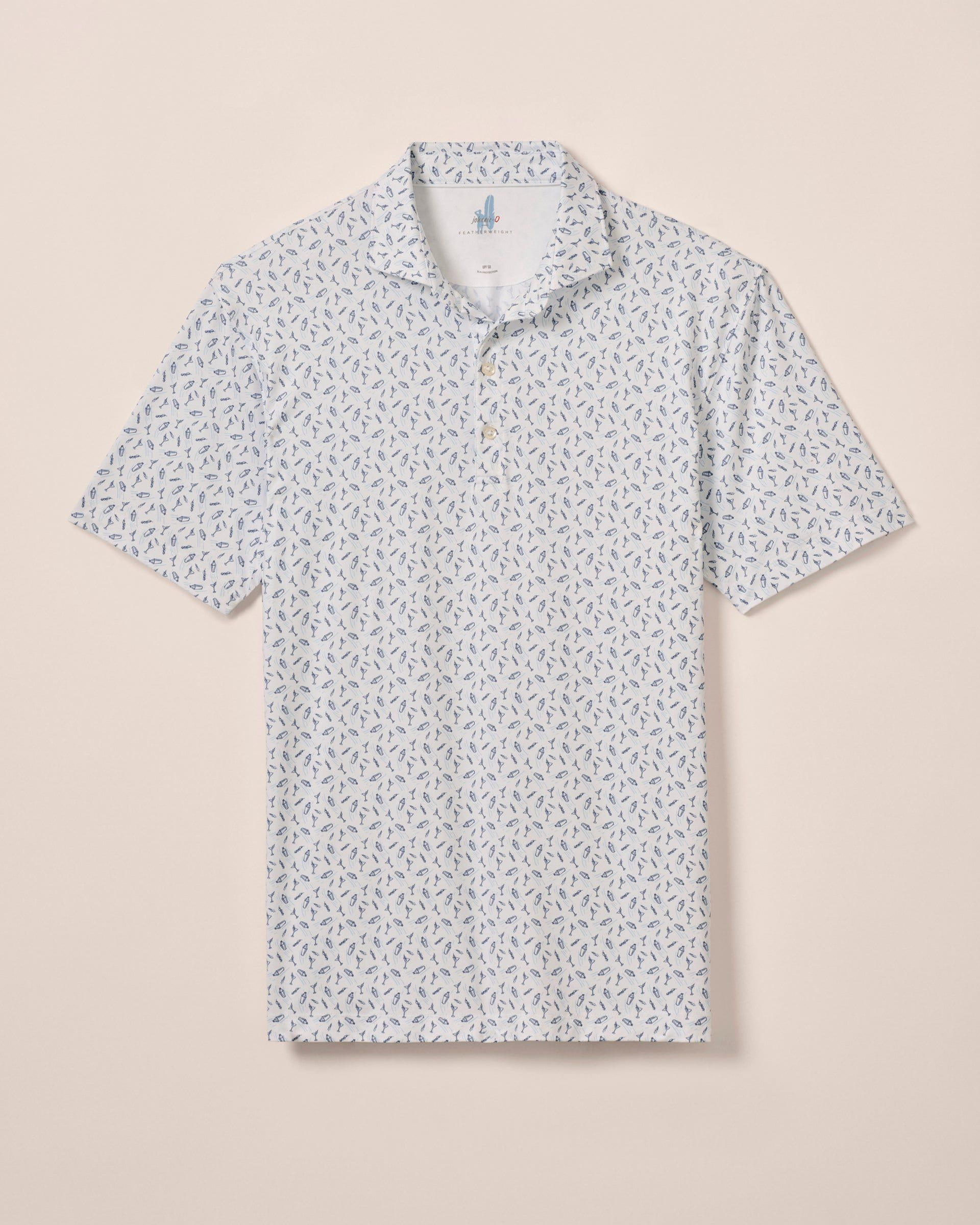 Johnnie-O Featherweight Performance Polo - Tini Print