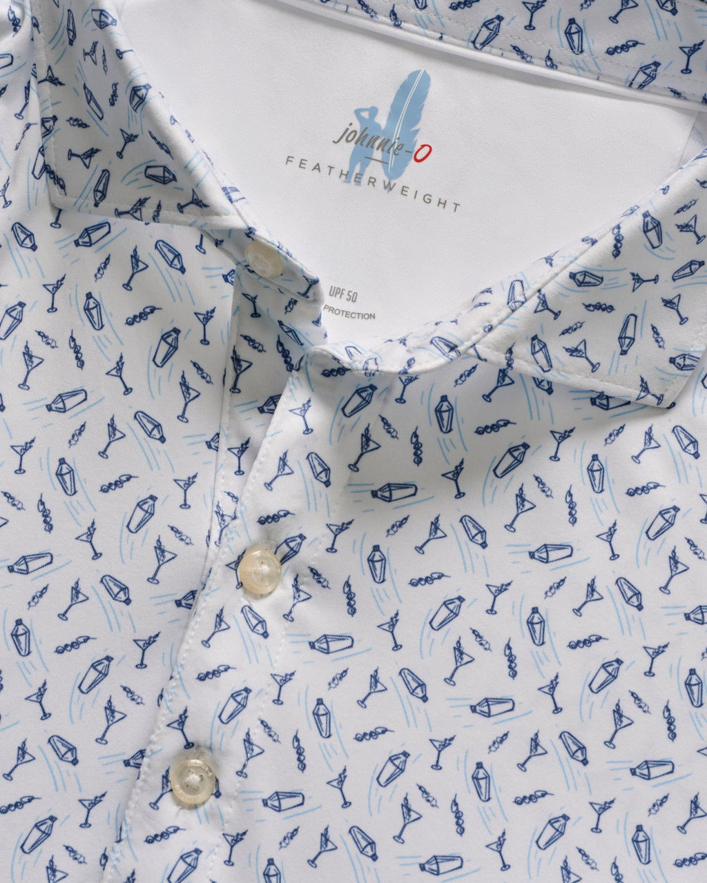 Johnnie-O Featherweight Performance Polo - Tini Print