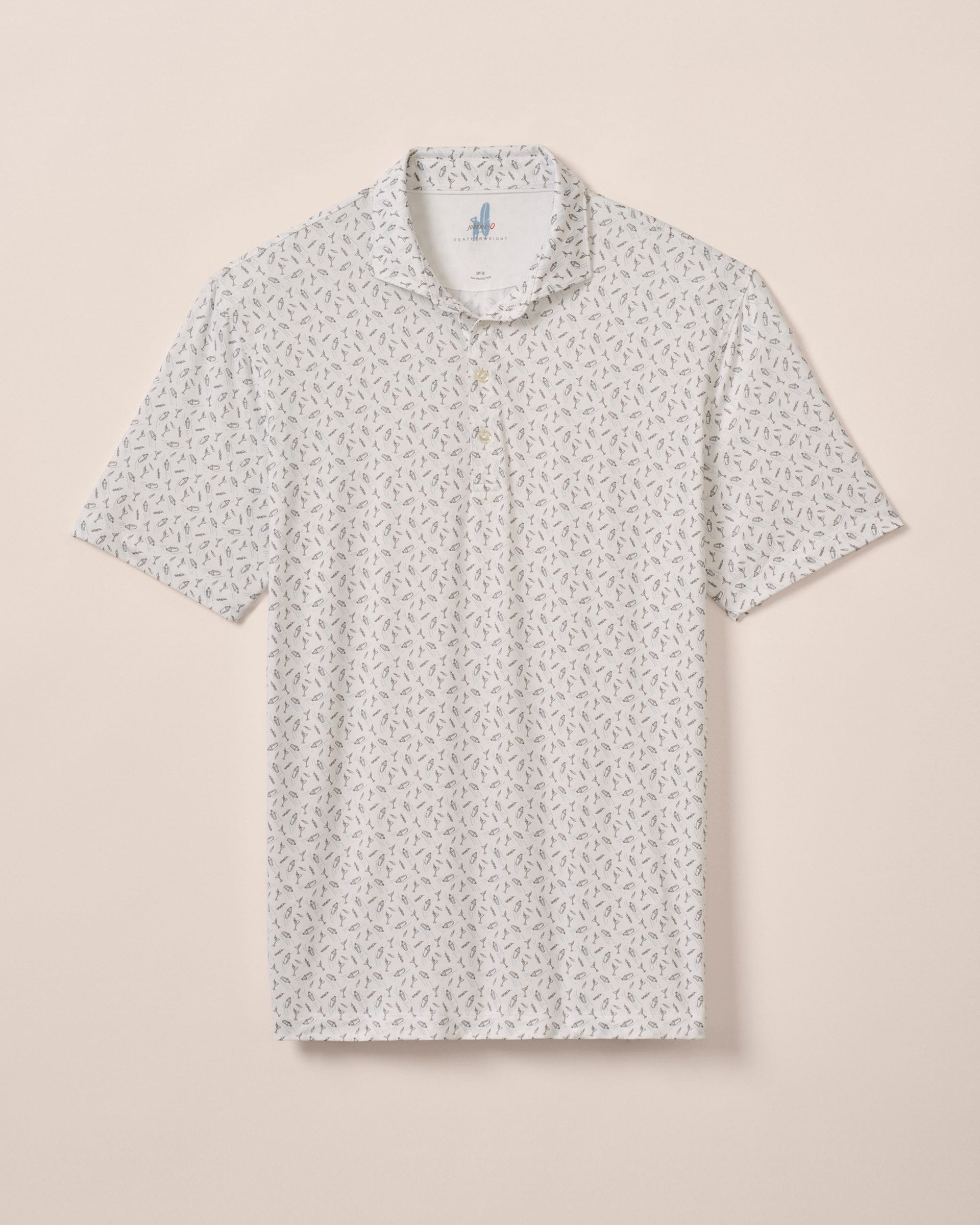 Johnnie-O Featherweight Performance Polo - Tini Print