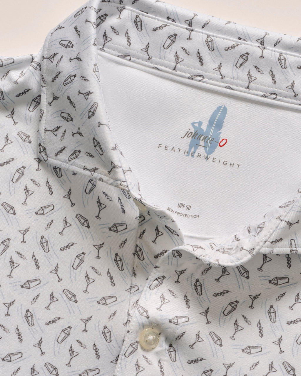 Johnnie-O Featherweight Performance Polo - Tini Print