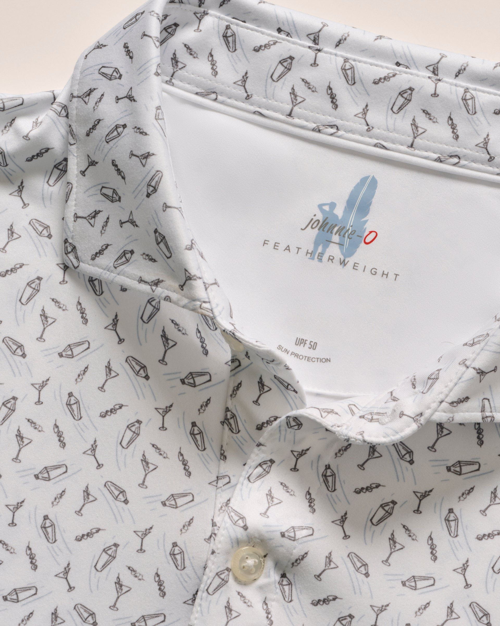 Johnnie-O Featherweight Performance Polo - Tini Print