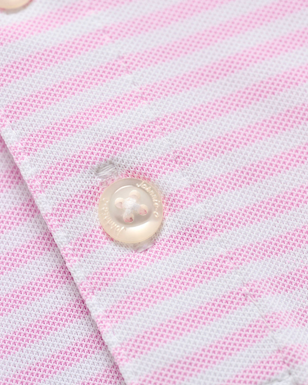Johnnie-O Performance Mesh Polo - Stetson Stripe, Porto Pink