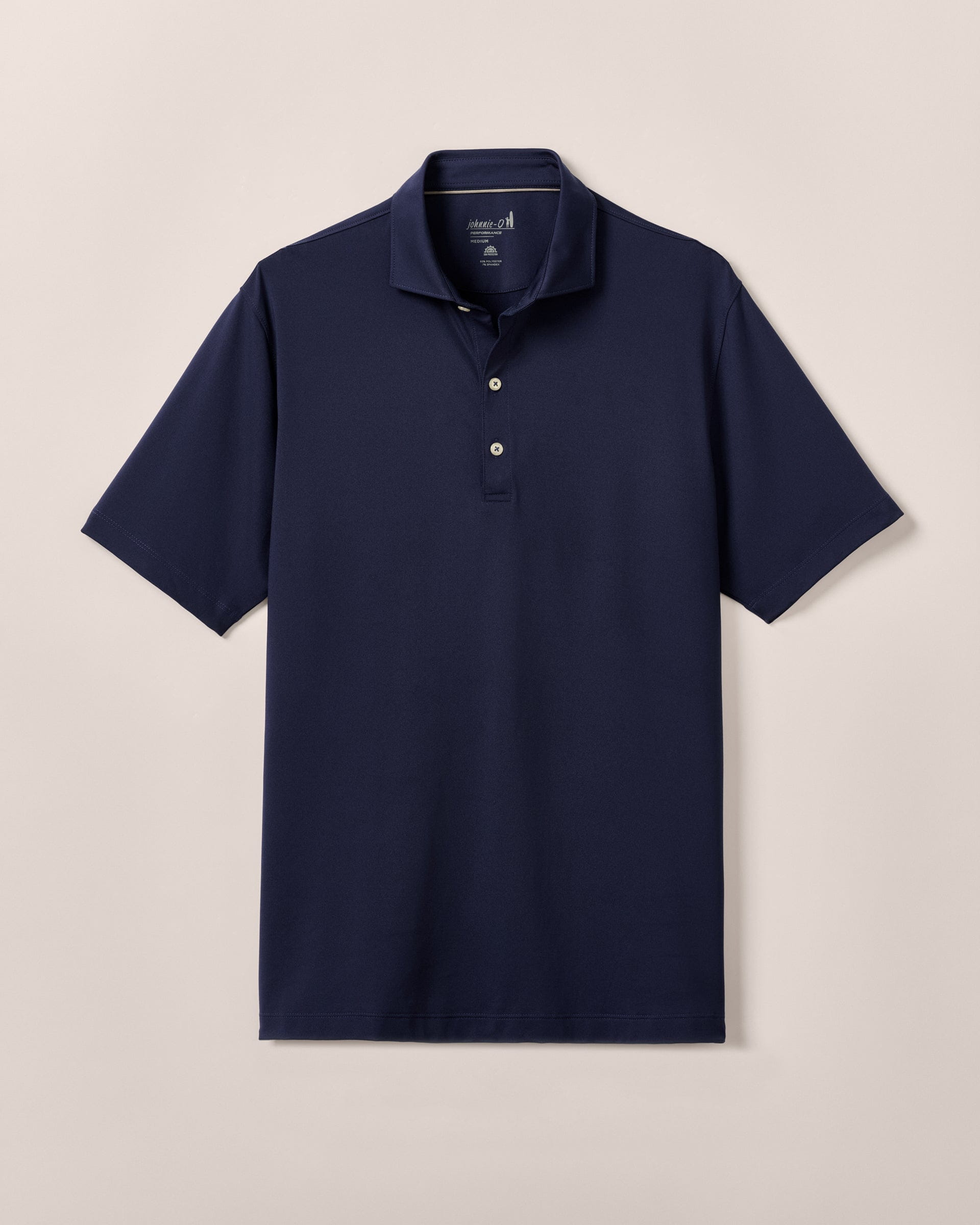 Johnnie-O Performance Jersey Polo - Birdie Solid, Twilight