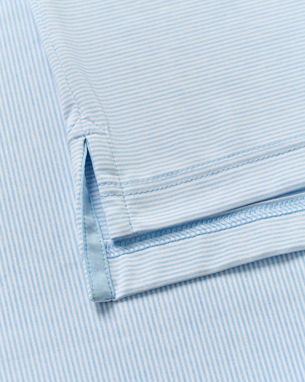 Johnnie-O Performance Jersey Polo - Lyndonn Stripe, Gulf Blue