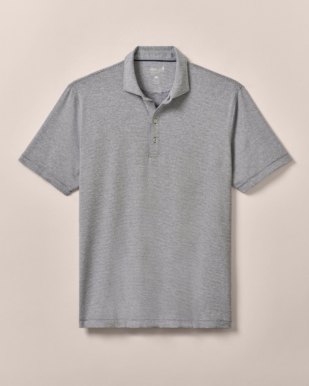 Johnnie-O Performance Jersey Polo - Lyndonn Stripe, Heather Twilight