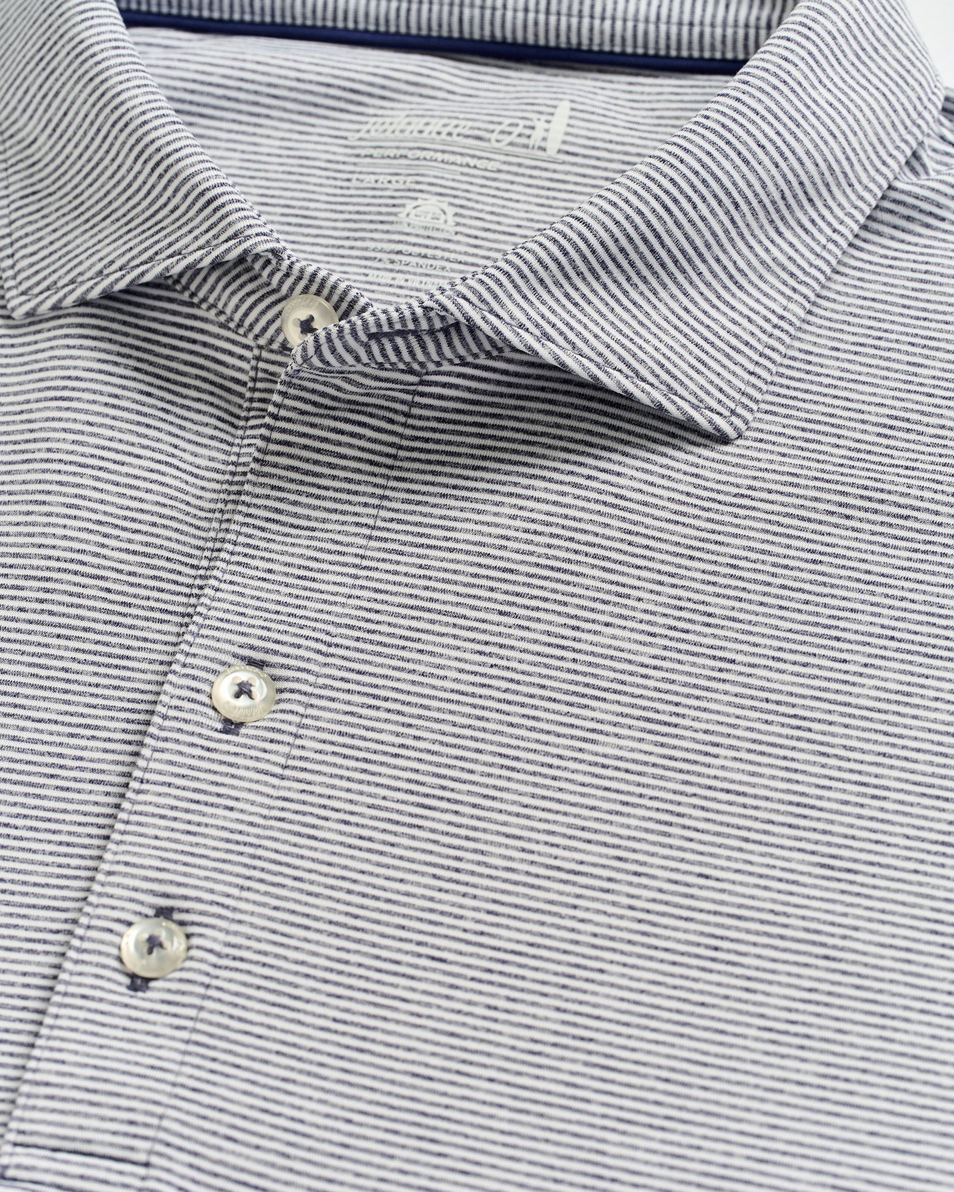 Johnnie-O Performance Jersey Polo - Lyndonn Stripe