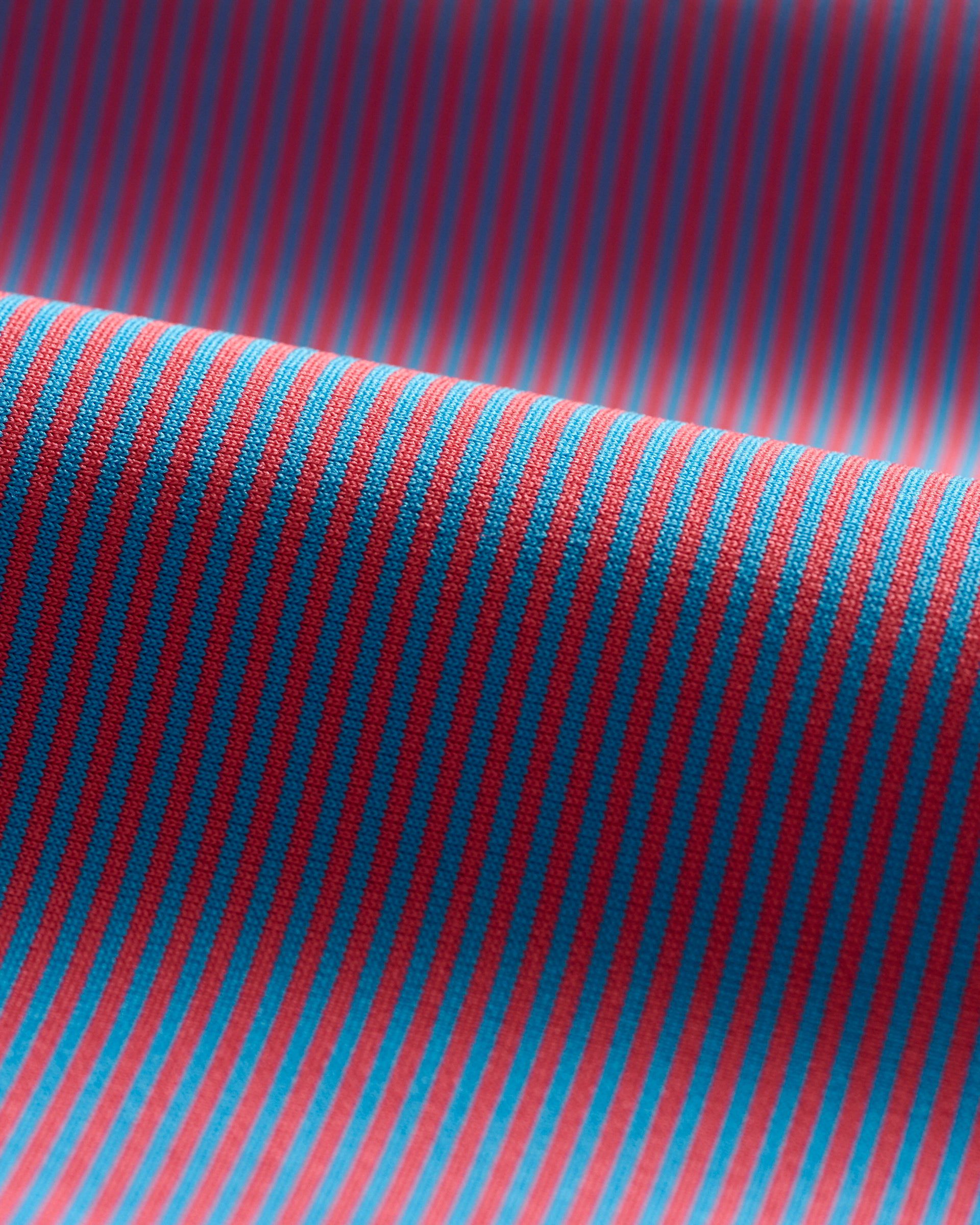 Johnnie-O Performance Jersey Polo - Lyndonn Stripe, Gulf Blue