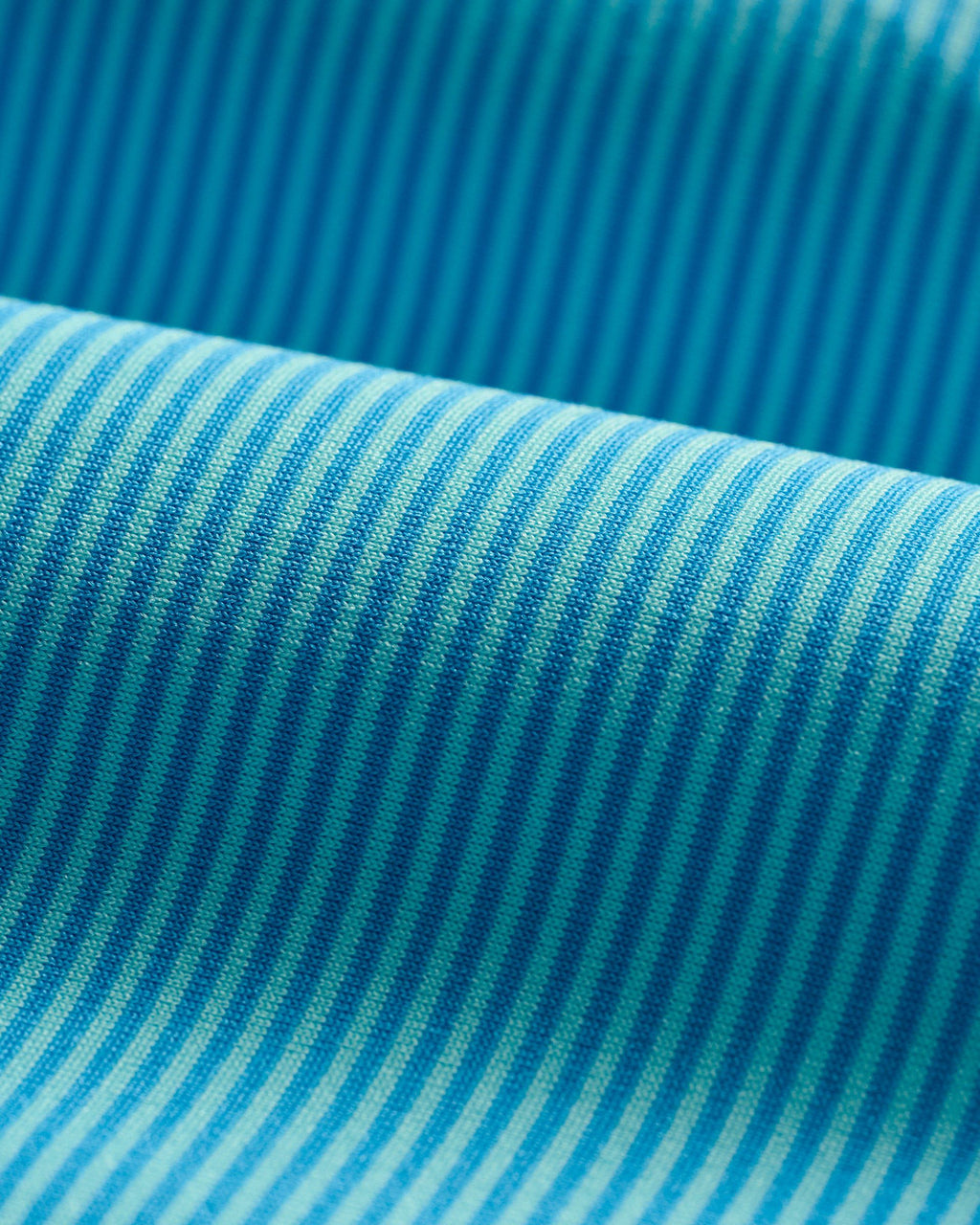 Johnnie-O Performance Jersey Polo - Lyndonn Stripe, Gulf Blue
