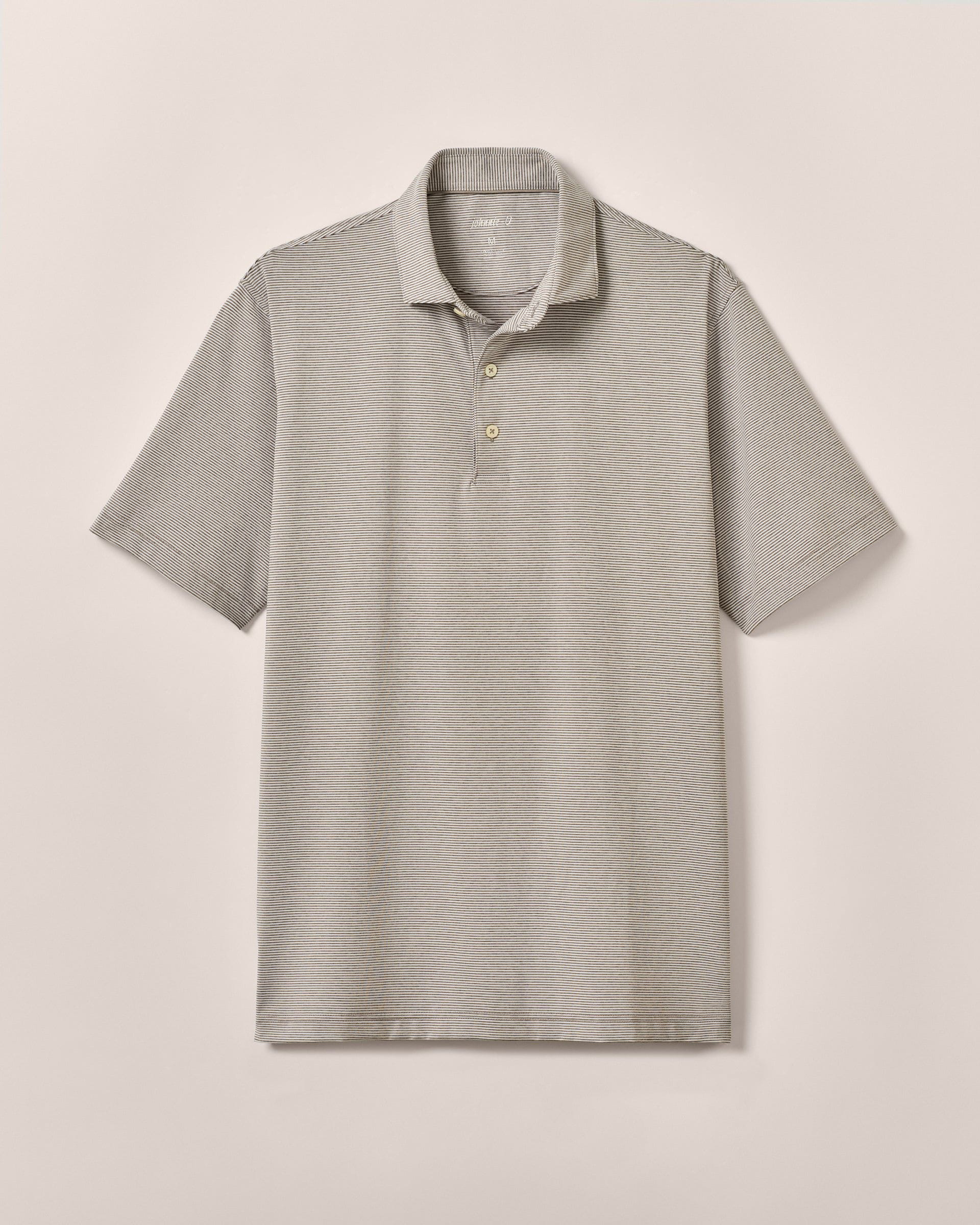Johnnie-O Performance Jersey Polo - Lyndonn Stripe, Meteor