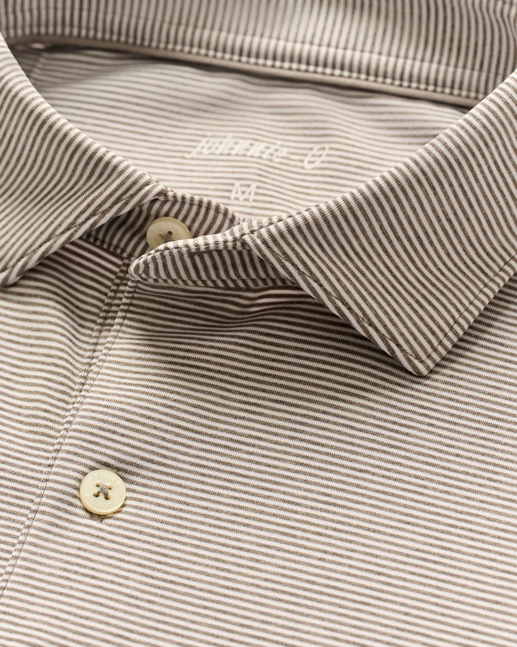 Johnnie-O Performance Jersey Polo - Lyndonn Stripe, Gulf Blue