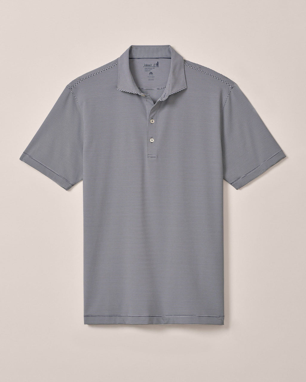 Johnnie-O Performance Jersey Polo - Lyndonn Stripe, Gulf Blue