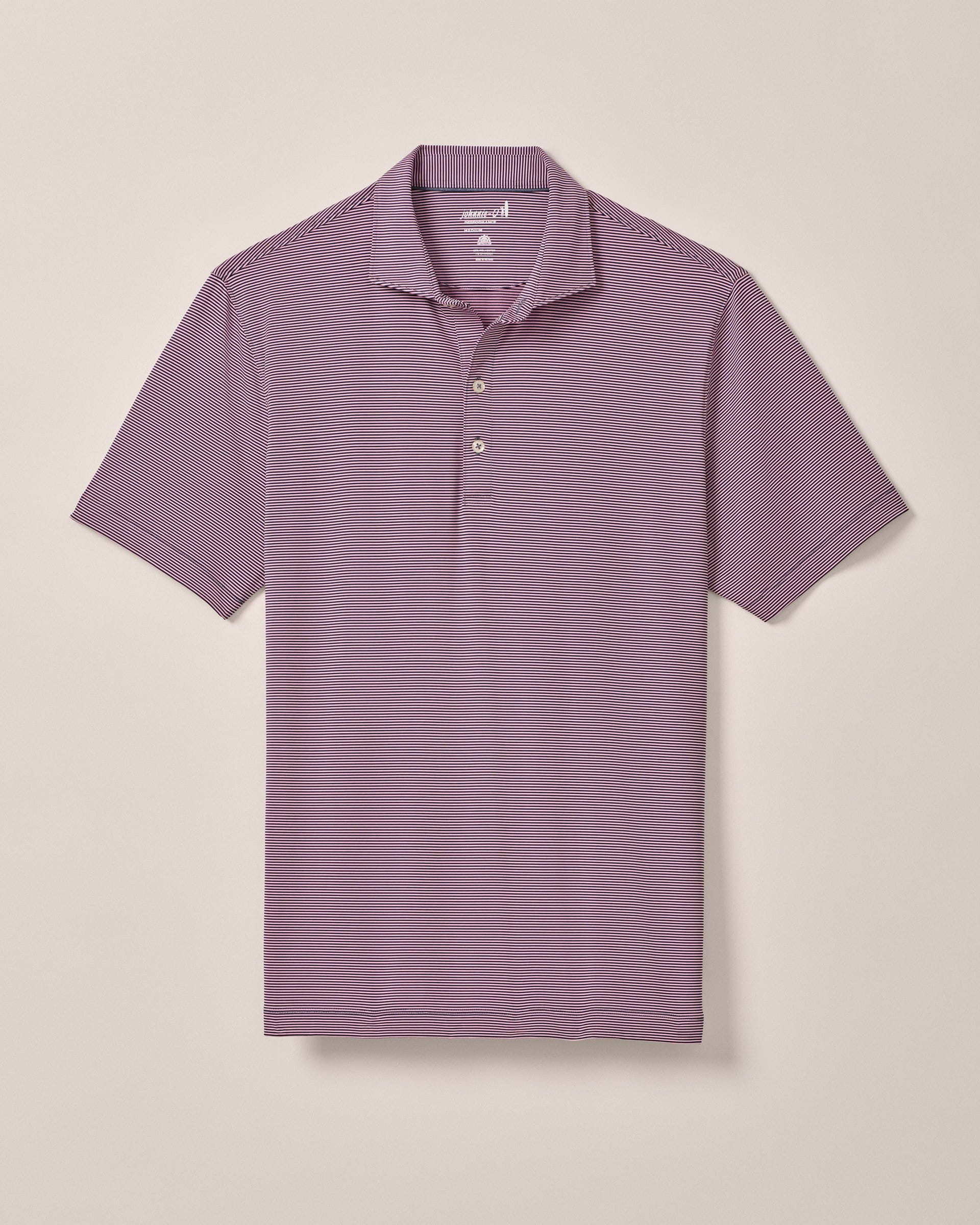 Johnnie-O Performance Jersey Polo - Lyndonn Stripe