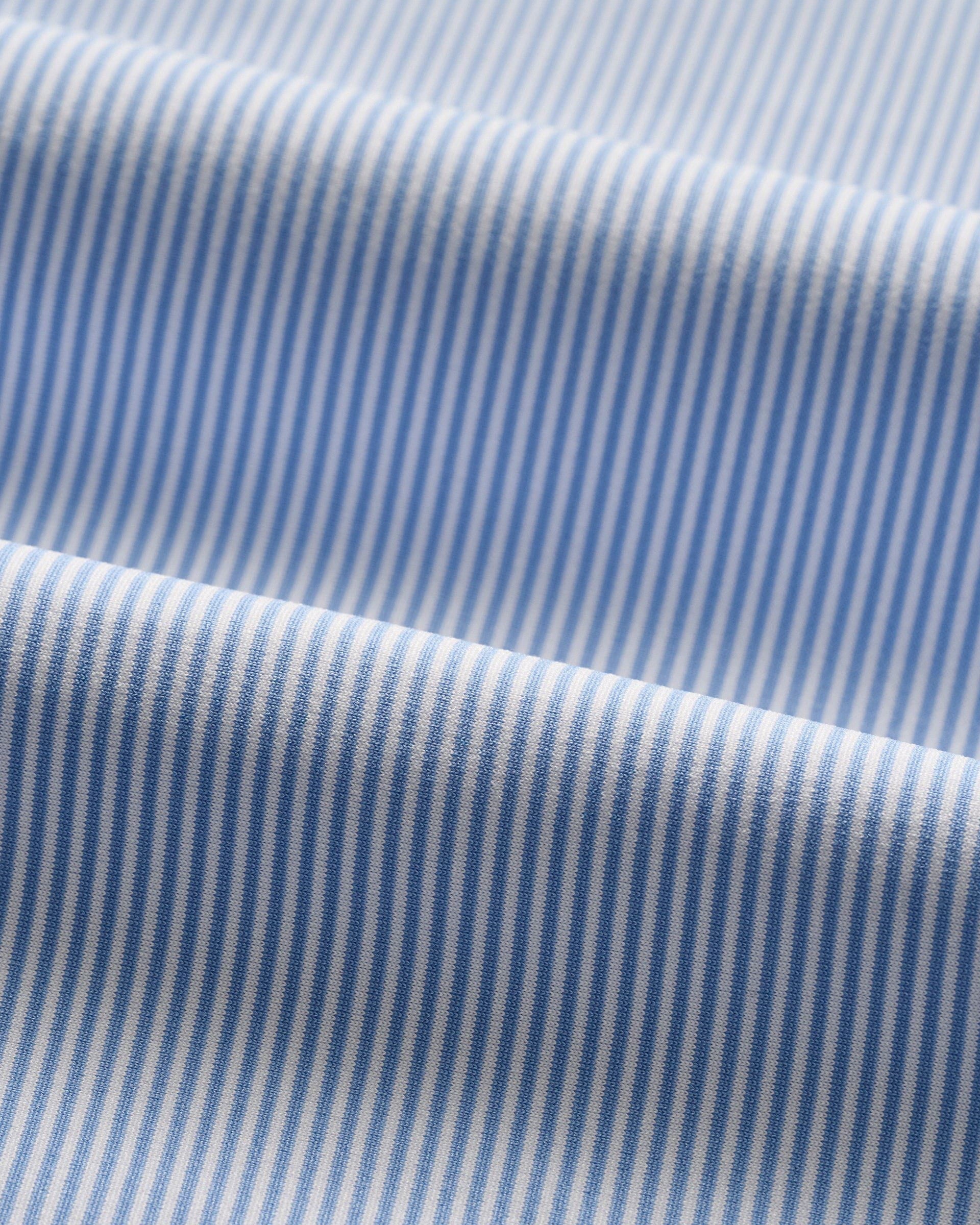 Johnnie-O Performance Jersey Polo - Lyndonn Stripe, Gulf Blue
