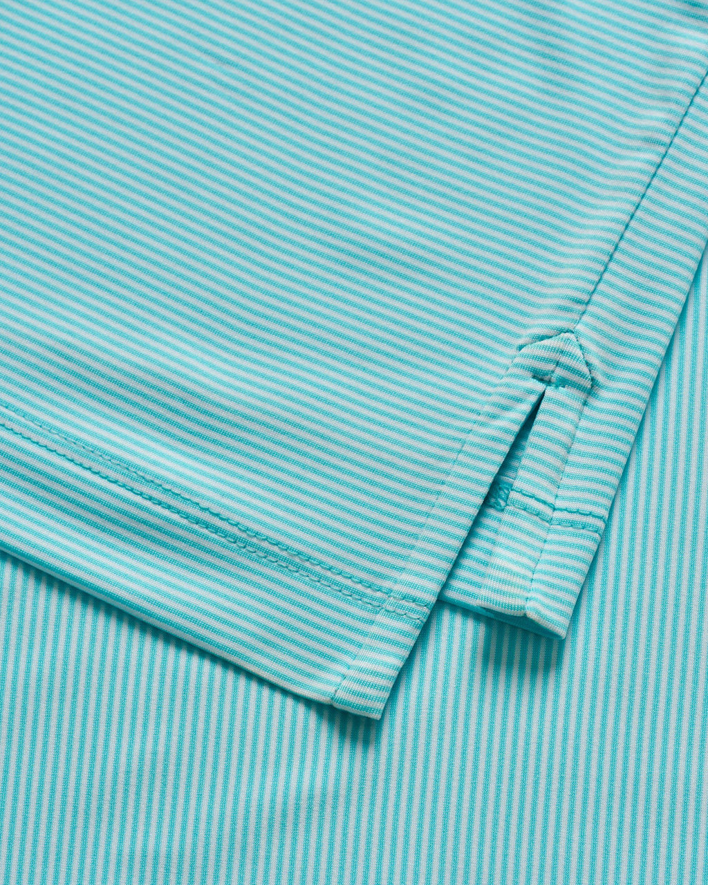 Johnnie-O Performance Jersey Polo - Lyndonn Stripe, Tarpon