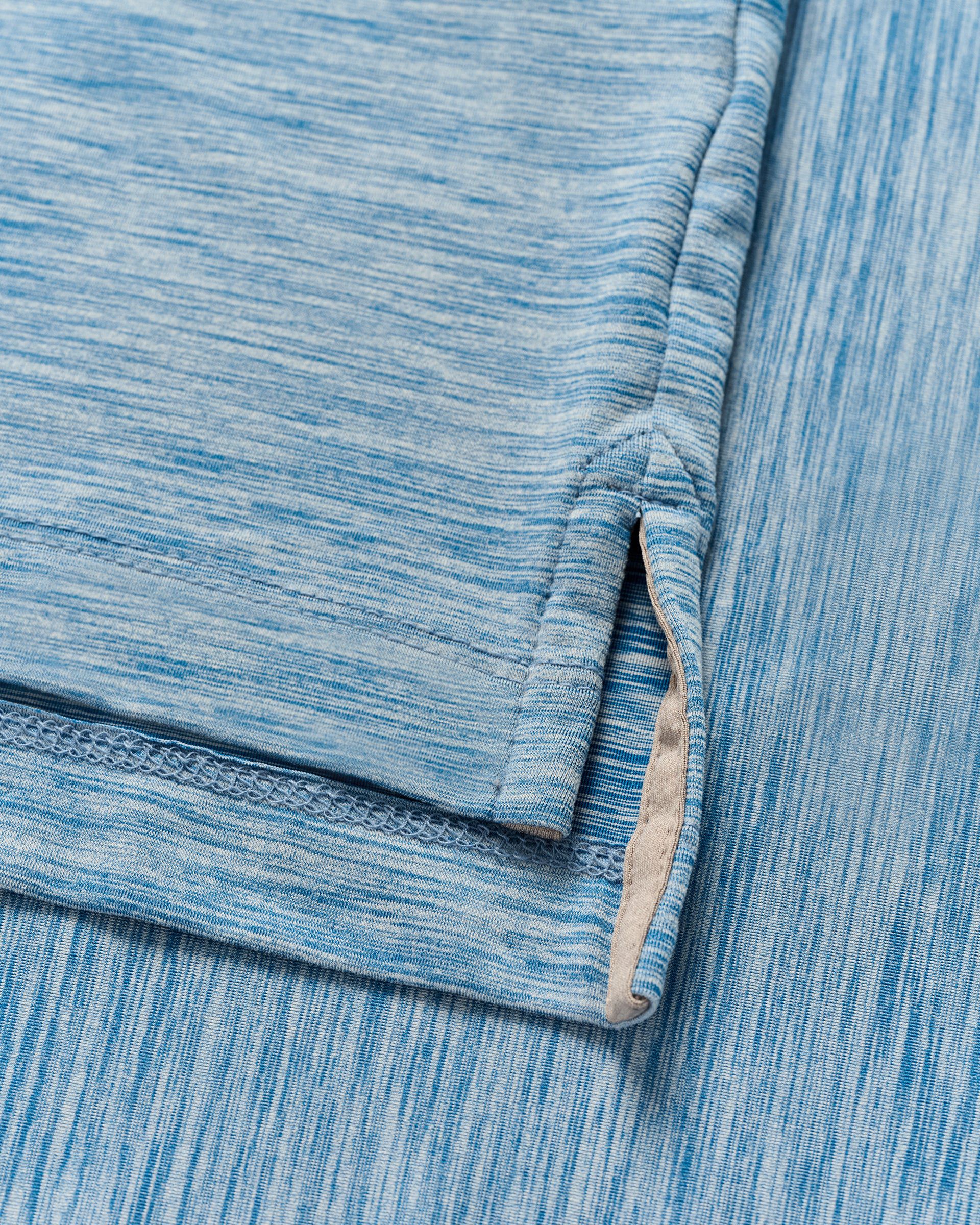 Johnnie-O Performance Featherweight Polo - Solid, Barrels Blue