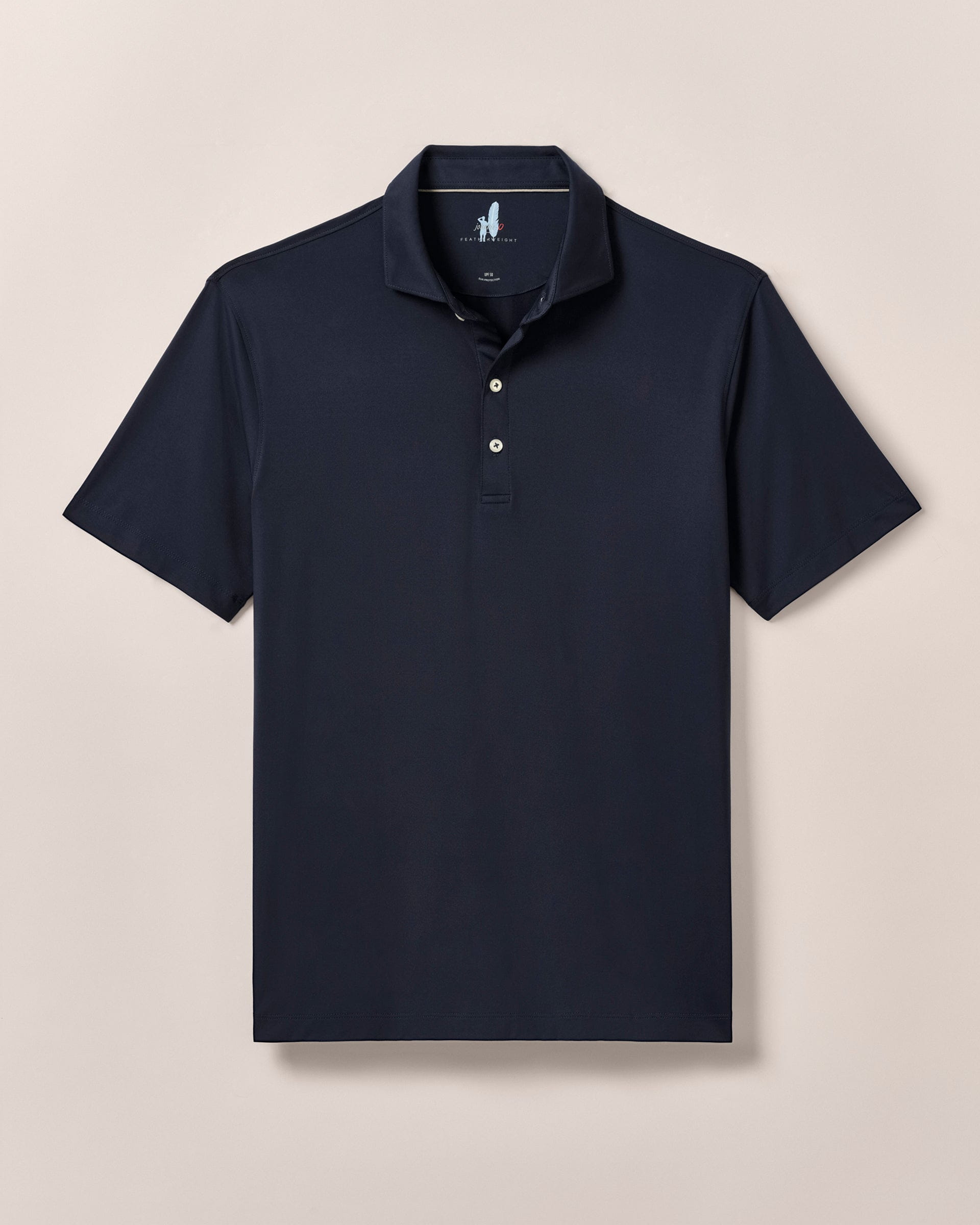 Johnnie-O Performance Featherweight Polo - Solid, Solid Navy