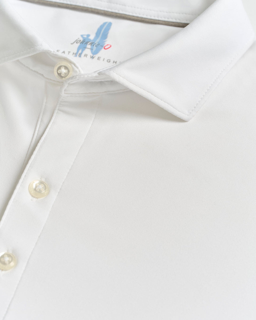 Johnnie-O Performance Featherweight Polo - Solid, White