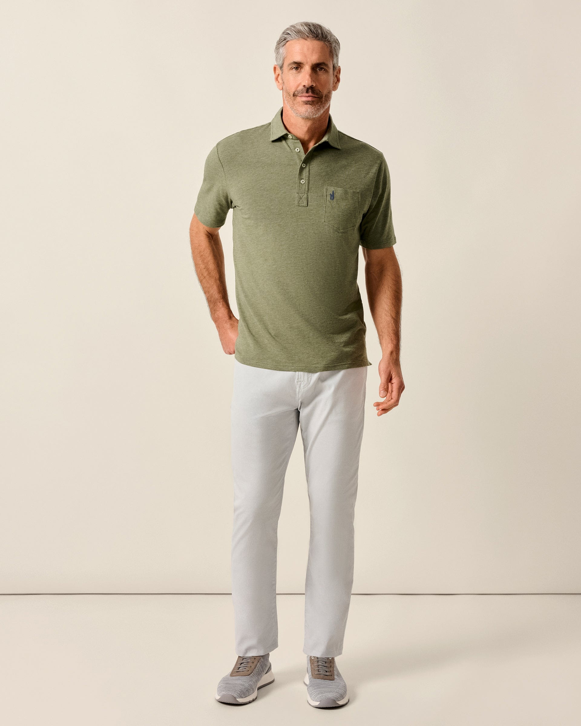 Johnnie-O Original 4-Button Polo - Heathered 2.0
