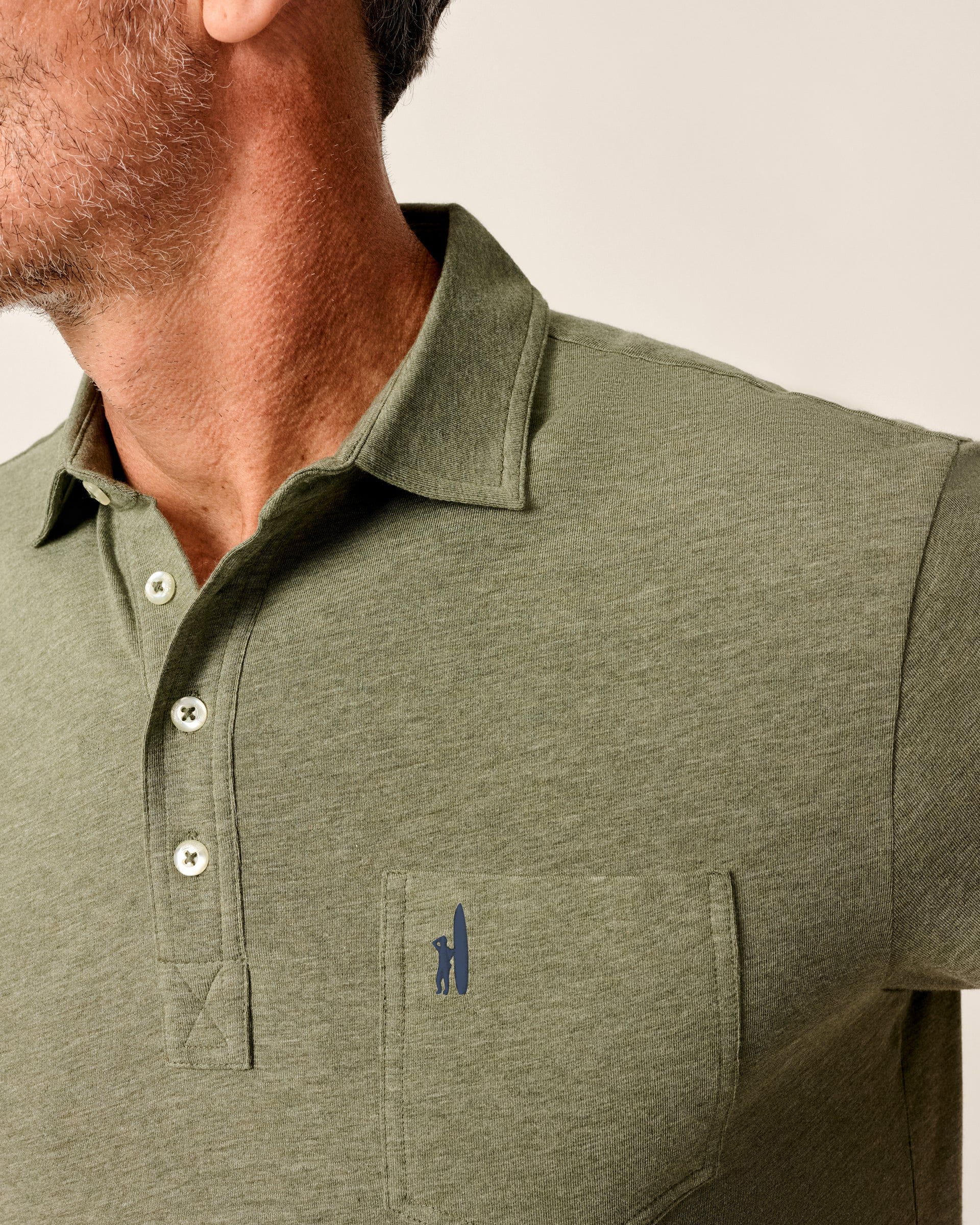 Johnnie-O Original 4-Button Polo - Heathered 2.0