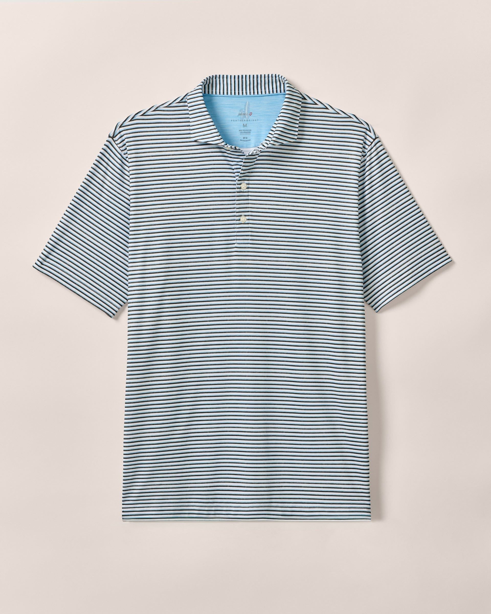 Johnnie-O Featherweight Performance Polo - Warwick Stripe