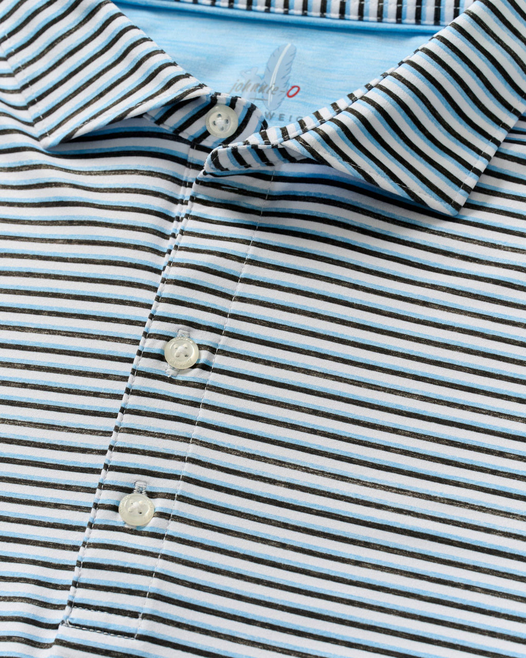 Johnnie-O Featherweight Performance Polo - Warwick Stripe