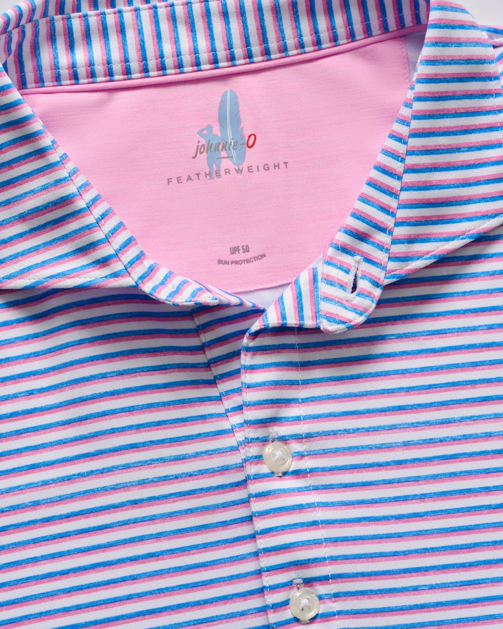 Johnnie-O Featherweight Performance Polo - Warwick Stripe