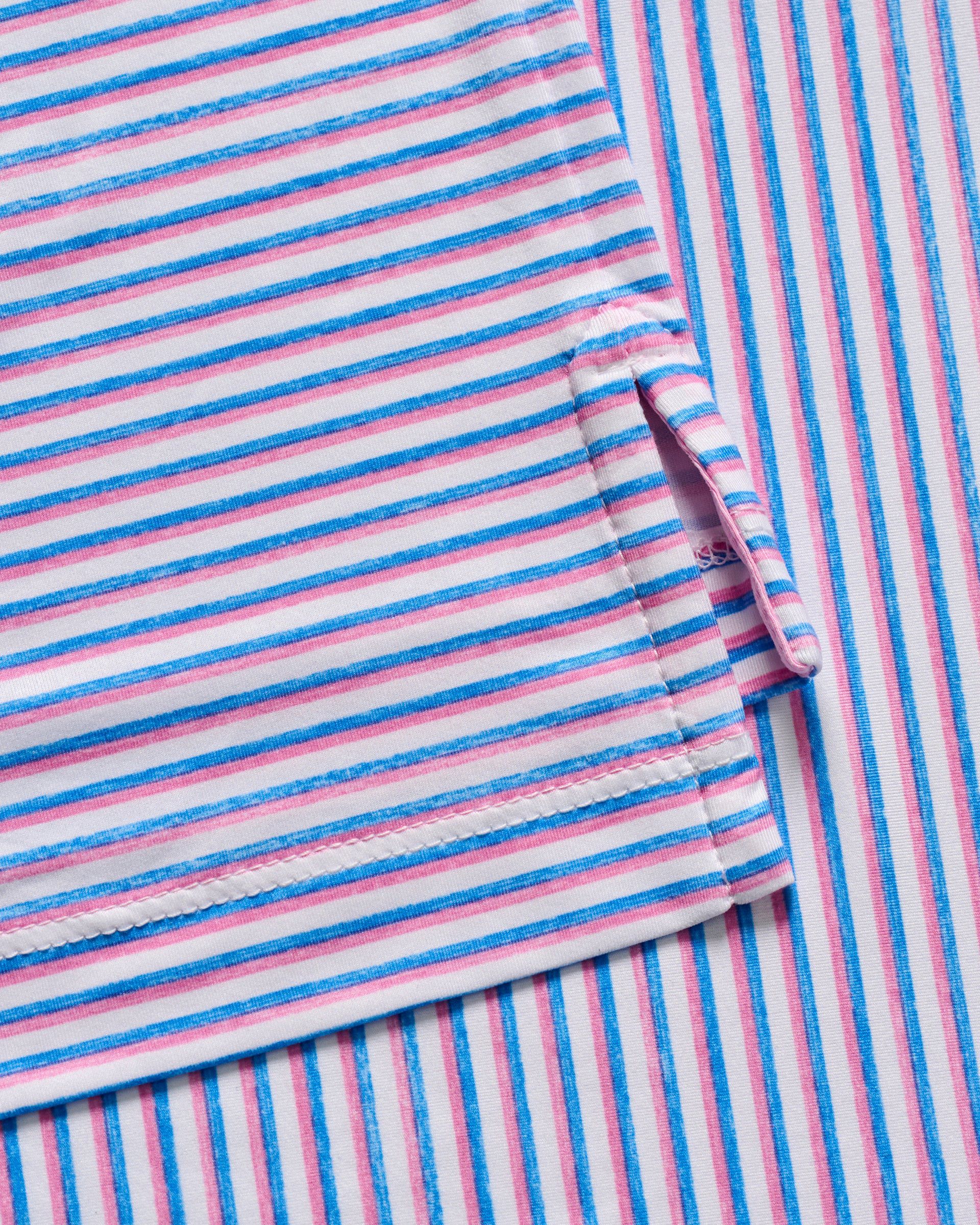 Johnnie-O Featherweight Performance Polo - Warwick Stripe