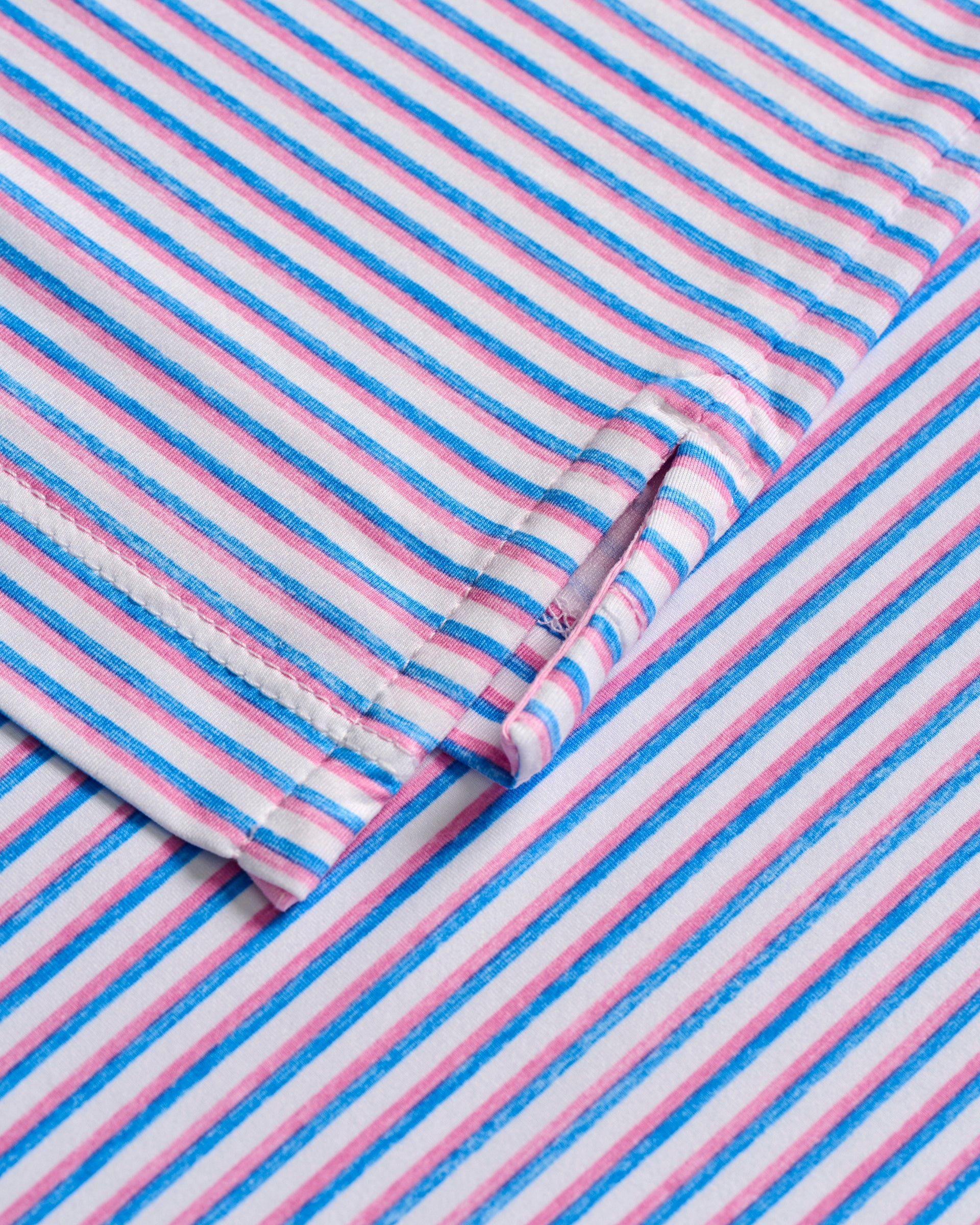 Johnnie-O Featherweight Performance Polo - Warwick Stripe