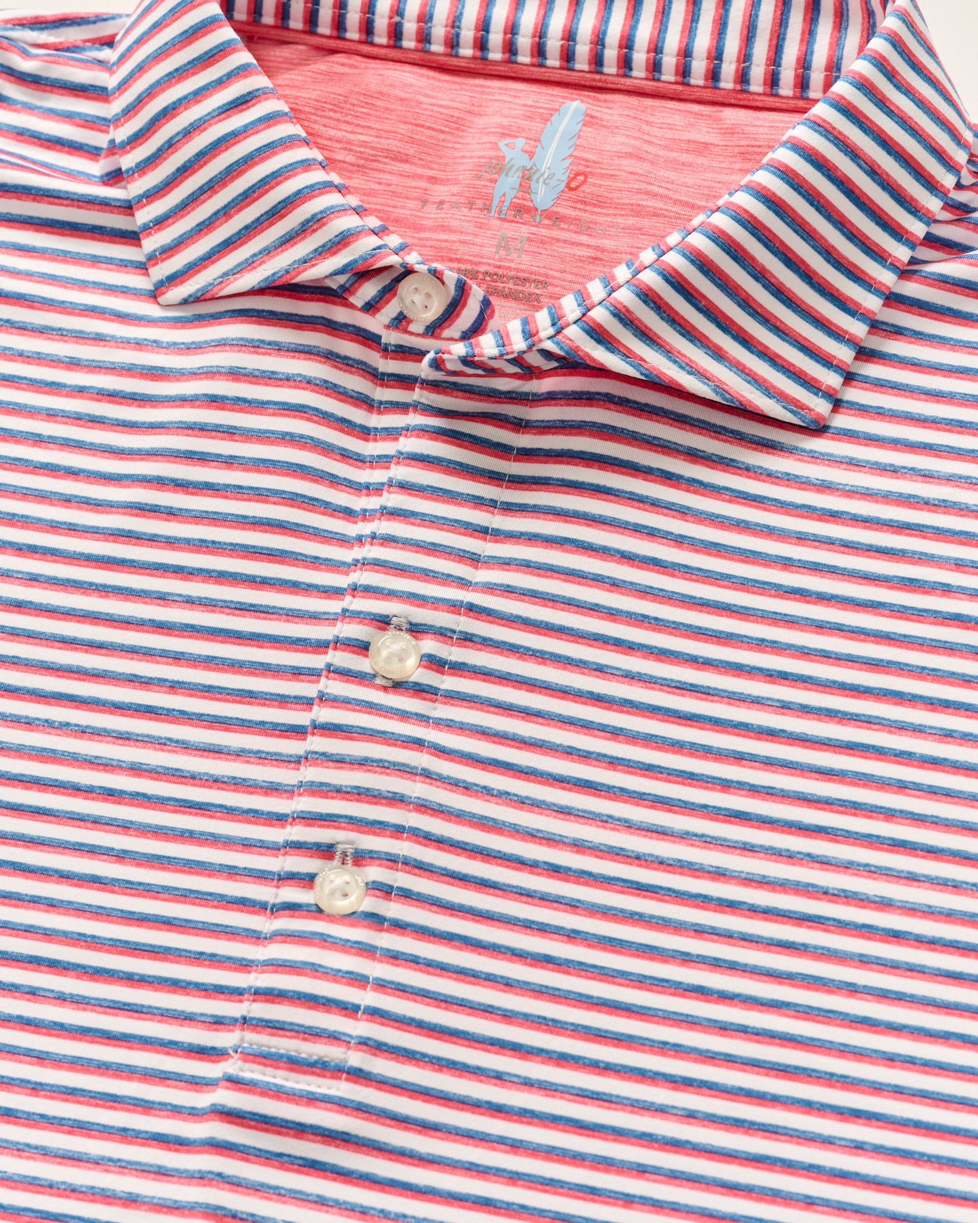 Johnnie-O Featherweight Performance Polo - Warwick Stripe