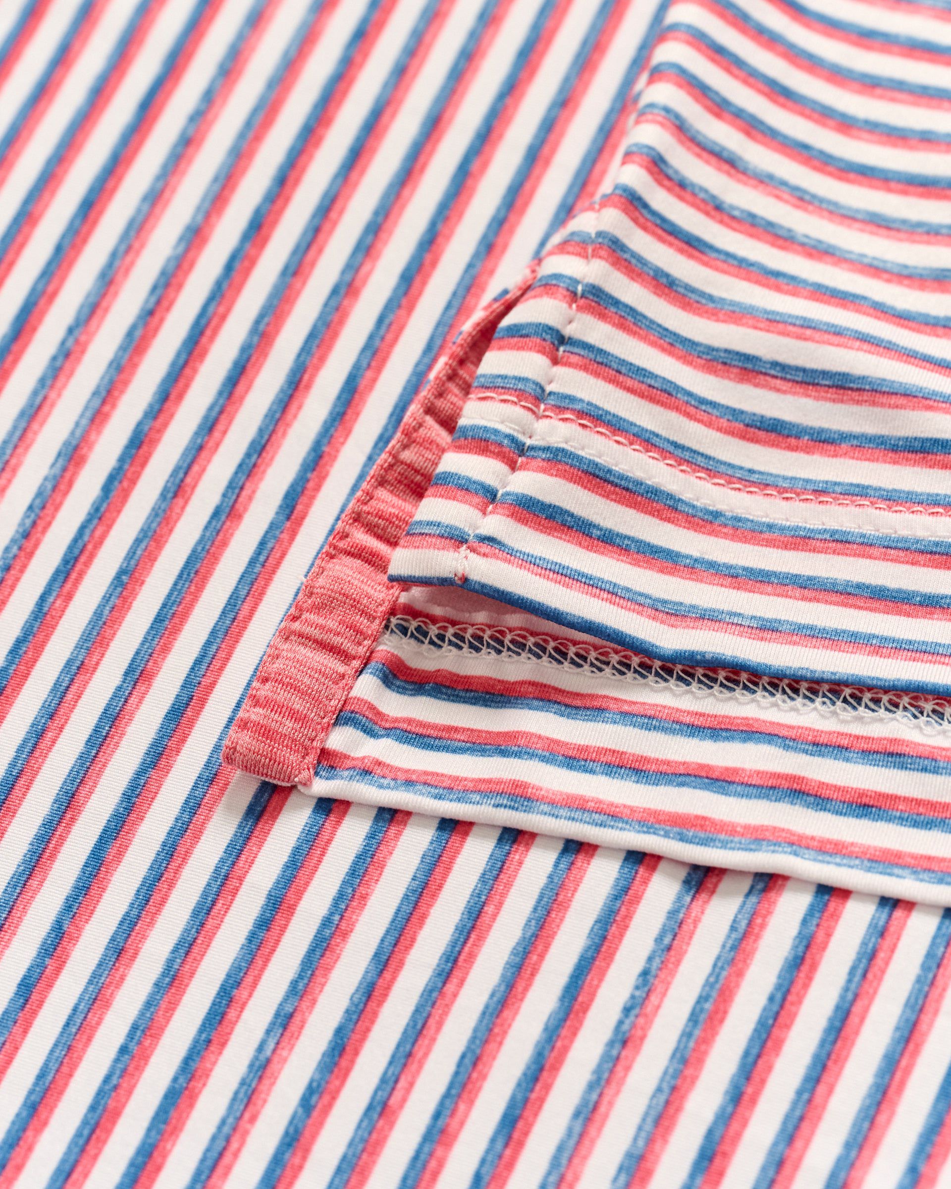 Johnnie-O Featherweight Performance Polo - Warwick Stripe