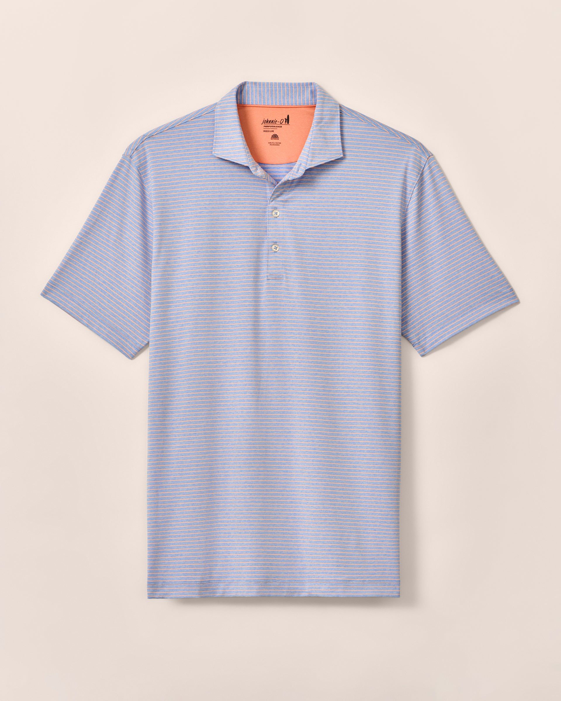Johnnie-O Performance Jersey Polo - Michael Stripe