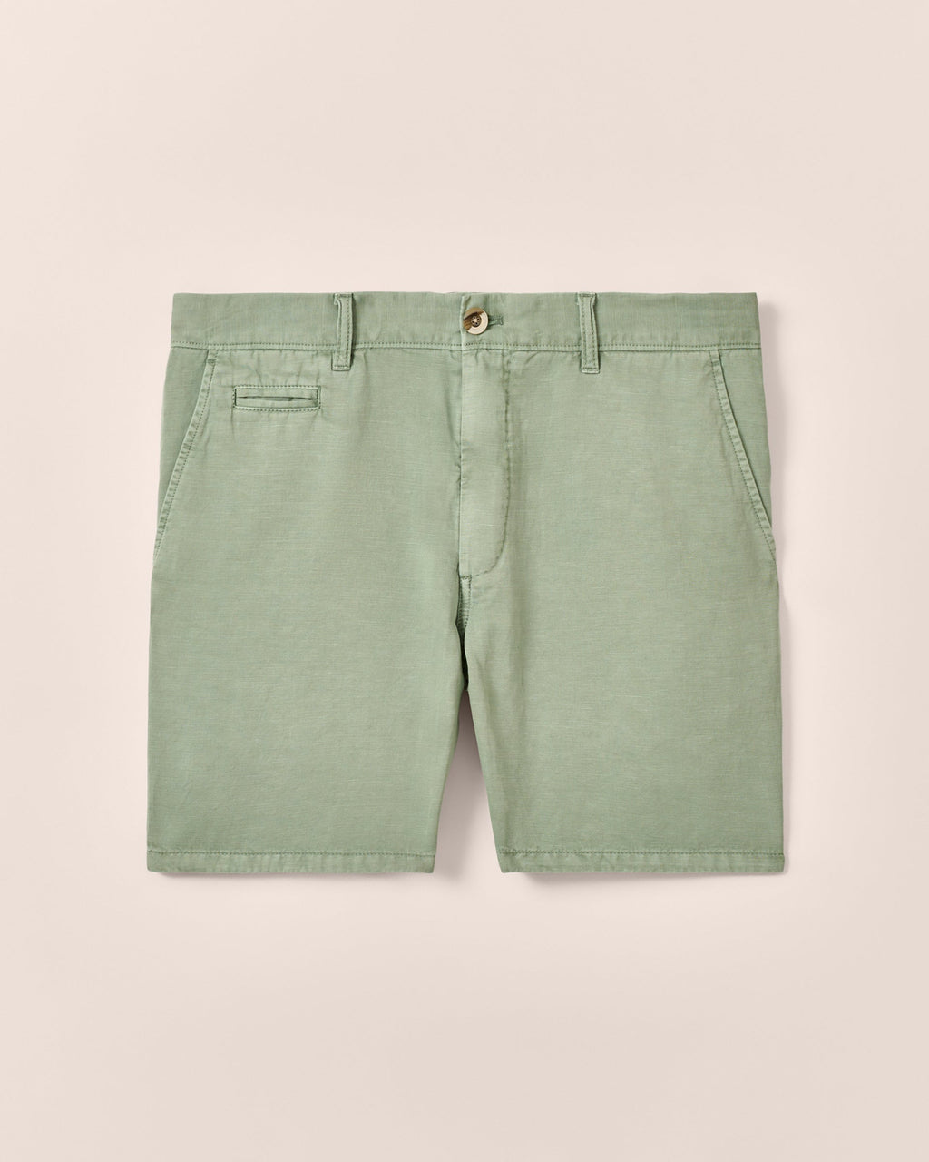 Johnnie-O Melrose Cotton Linen Shorts, Blue Surf