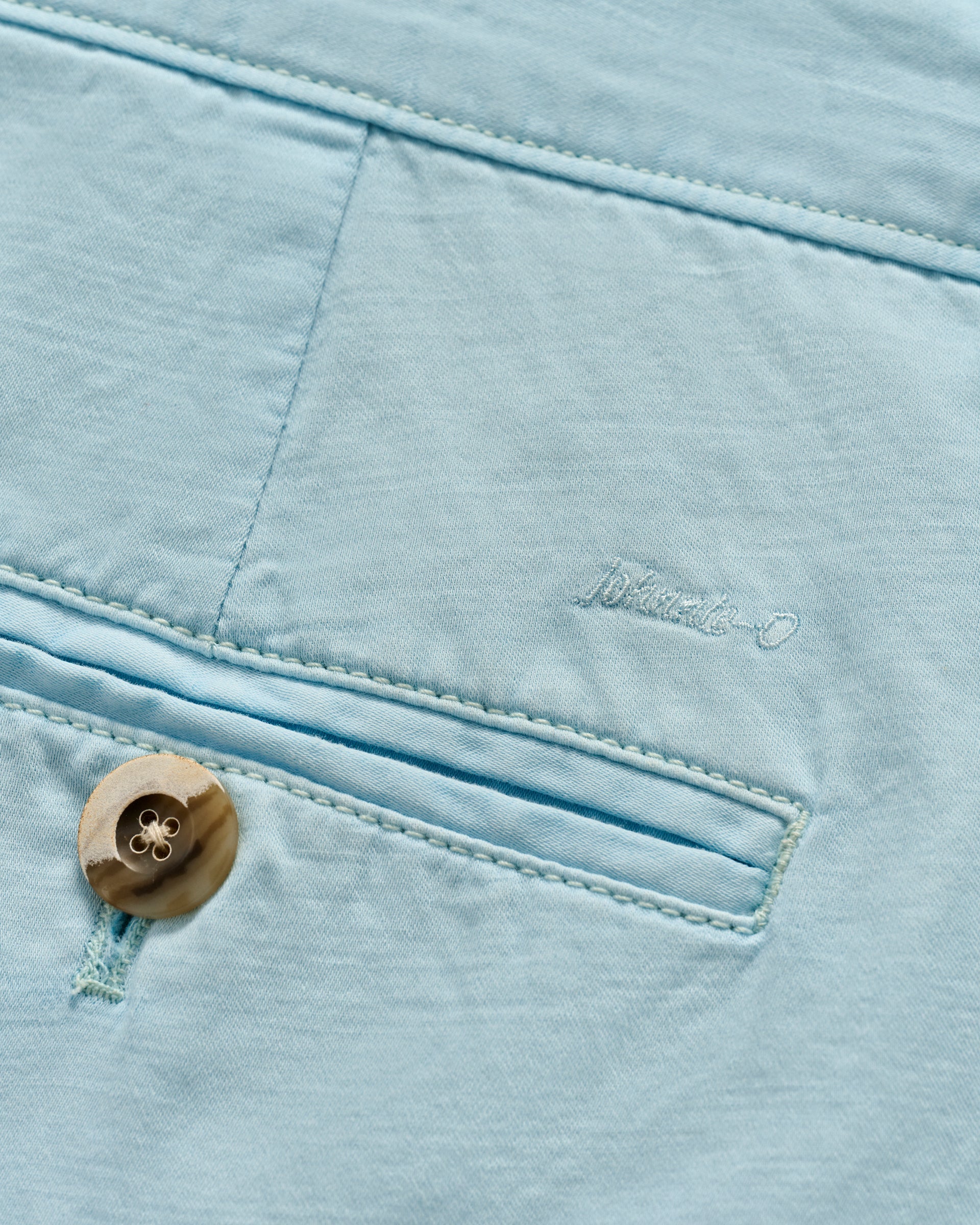 Johnnie-O Melrose Cotton Linen Shorts, Haze