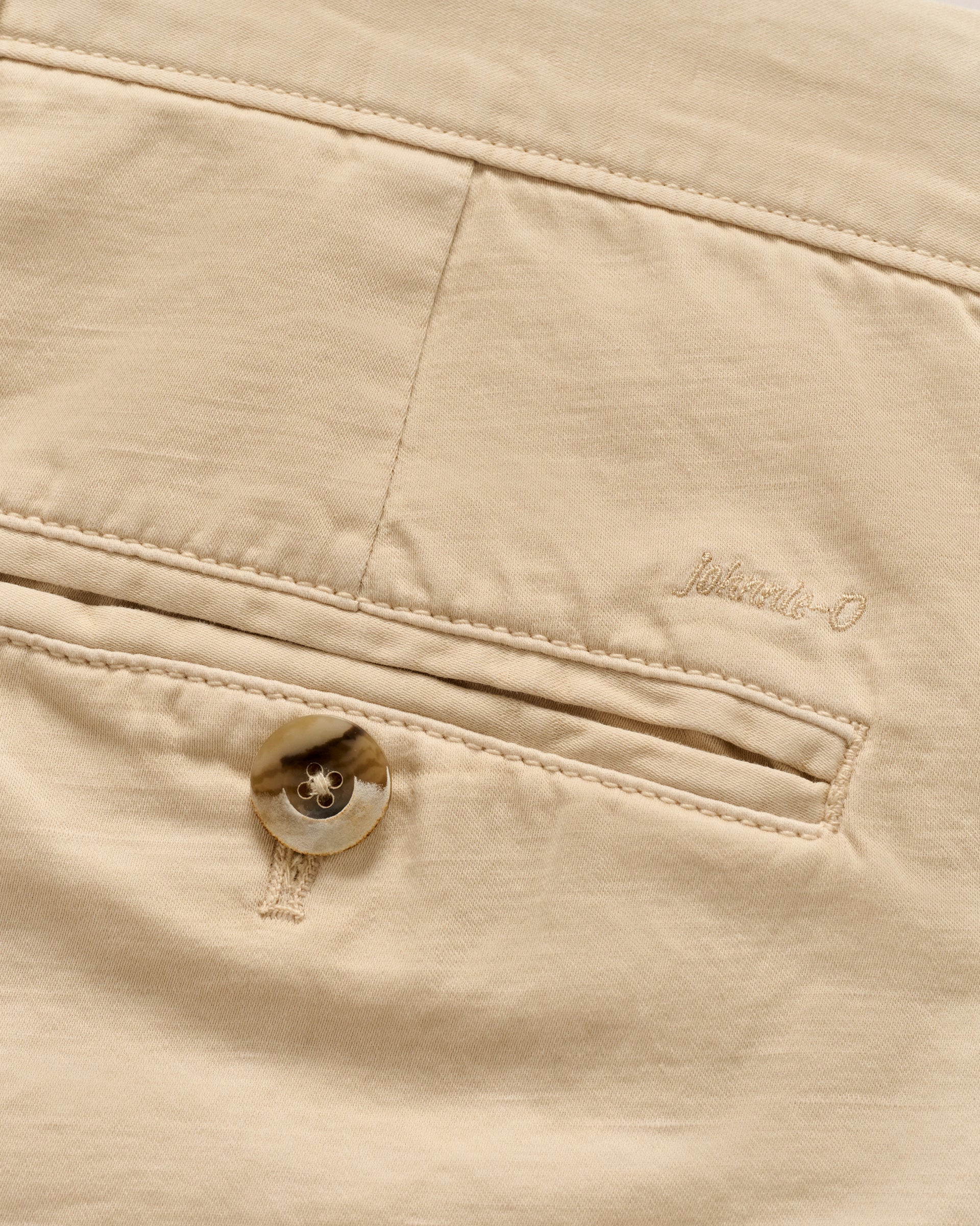 Johnnie-O Melrose Cotton Linen Shorts, Stone