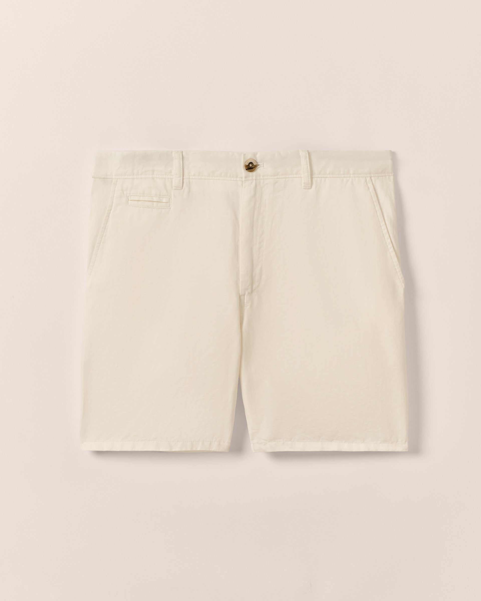 Johnnie-O Melrose Cotton Linen Shorts, White