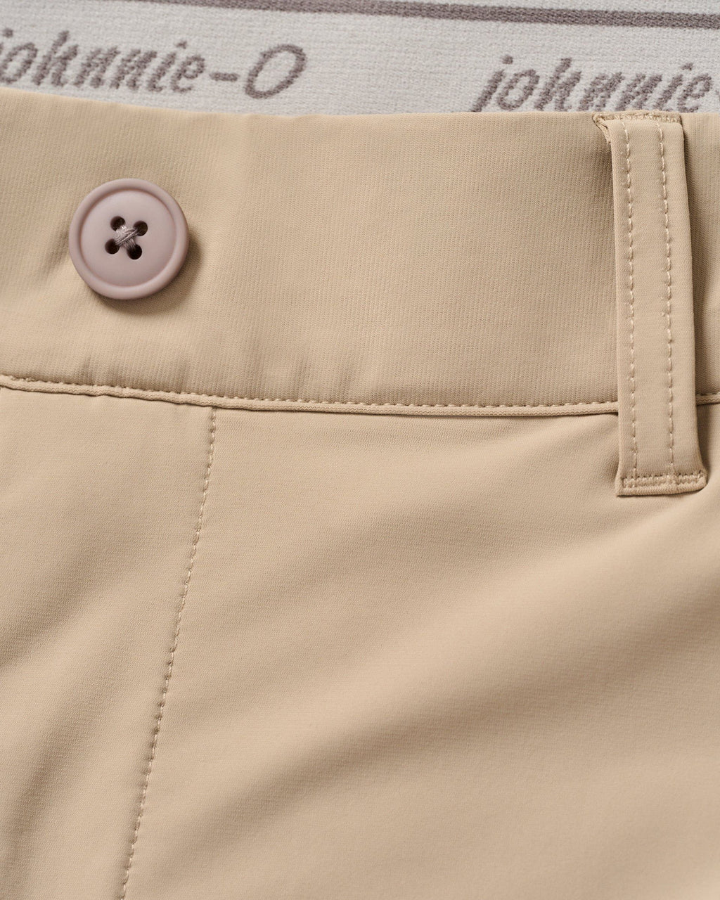 Johnnie-O Fusion Knit Performance Pull-On Short - 7", Khaki
