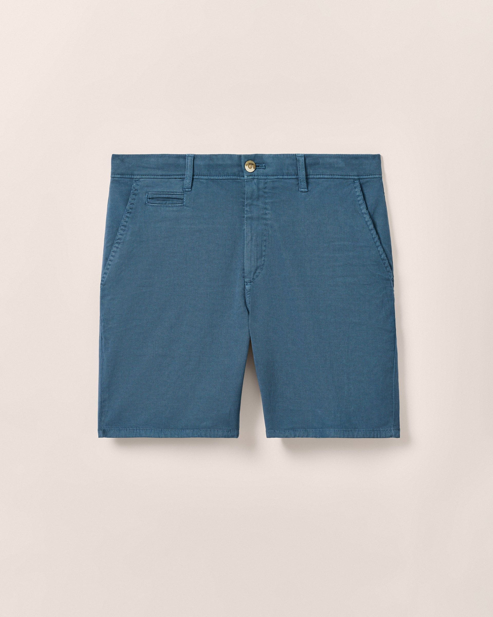 Johnnie-O Nassau Cotton Blend Shorts Wake