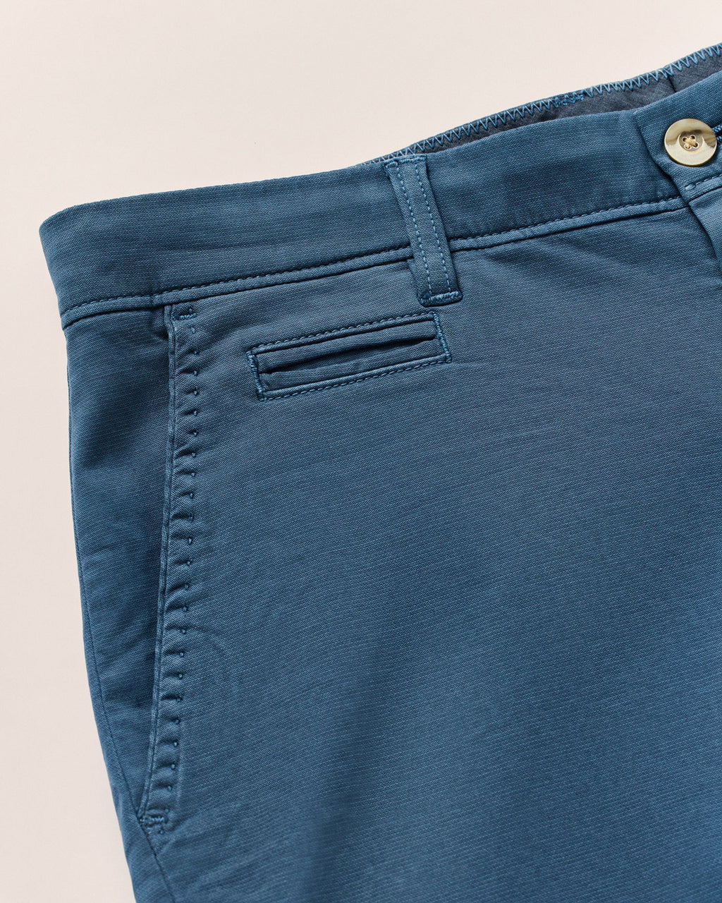 Johnnie-O Nassau Cotton Blend Shorts Wake