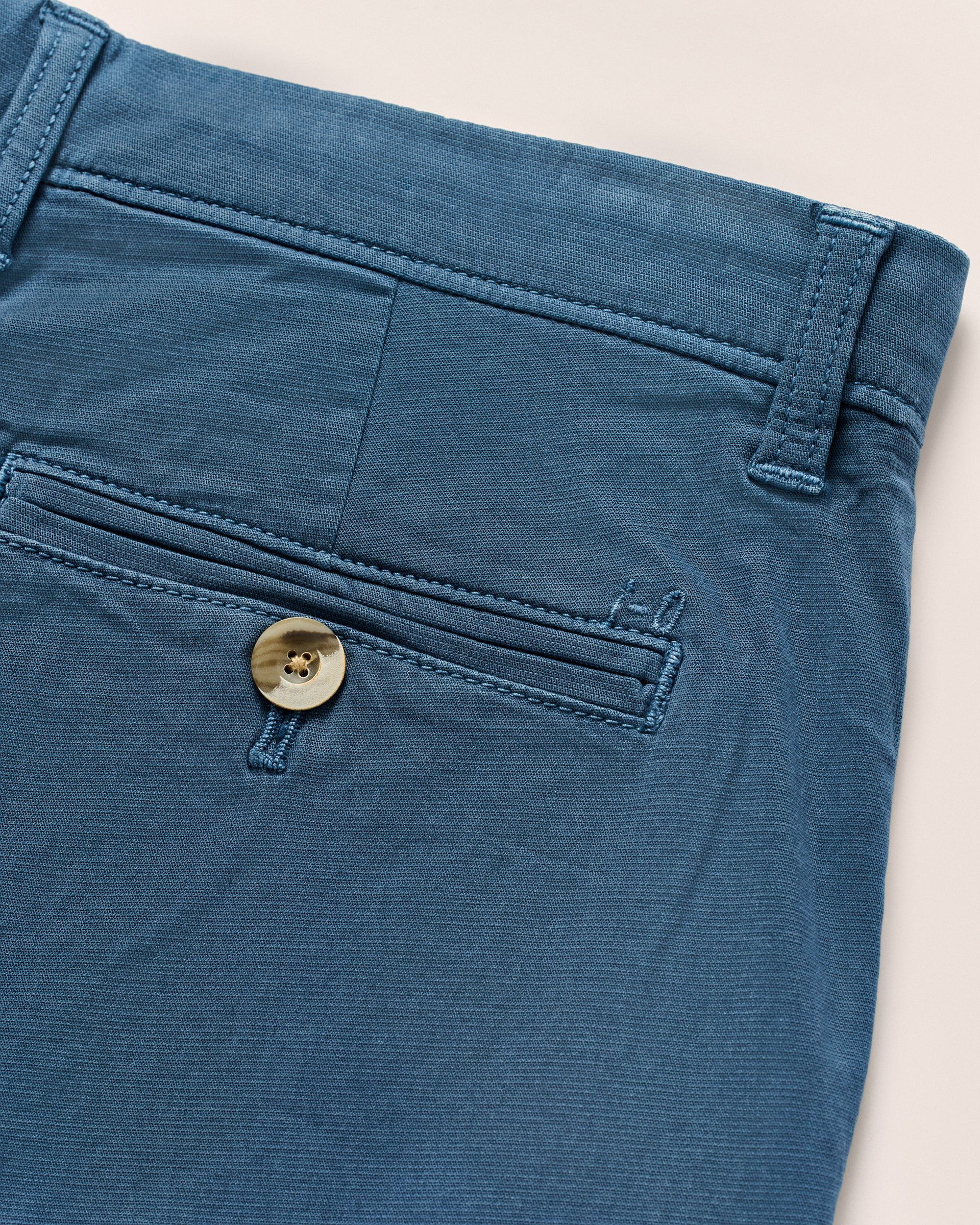 Johnnie-O Nassau Cotton Blend Shorts Wake