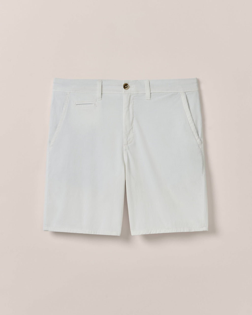 Johnnie-O Nassau Cotton Blend Shorts, White
