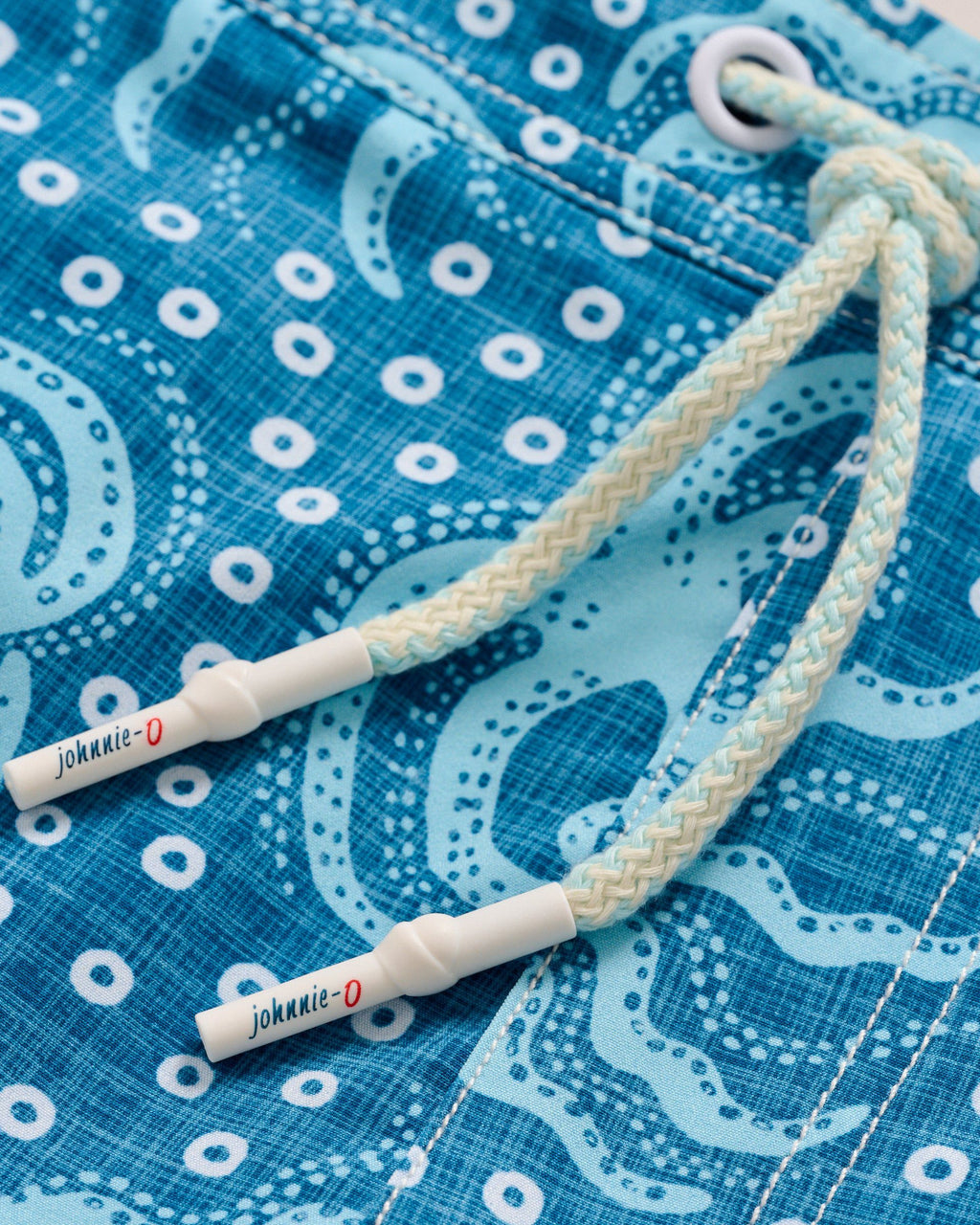 Johnnie-O The Half Elastic 7" Surf Shorts, Big Blue