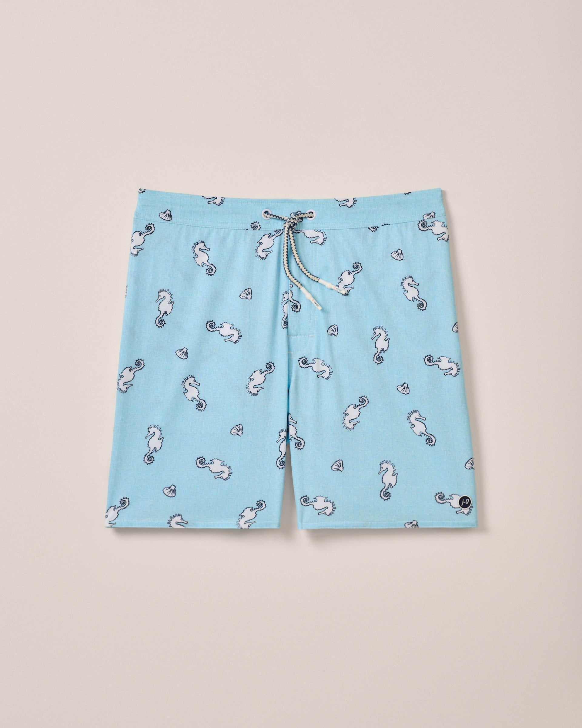 Johnnie-O The Half Elastic 7" Surf Shorts, Under the Sea