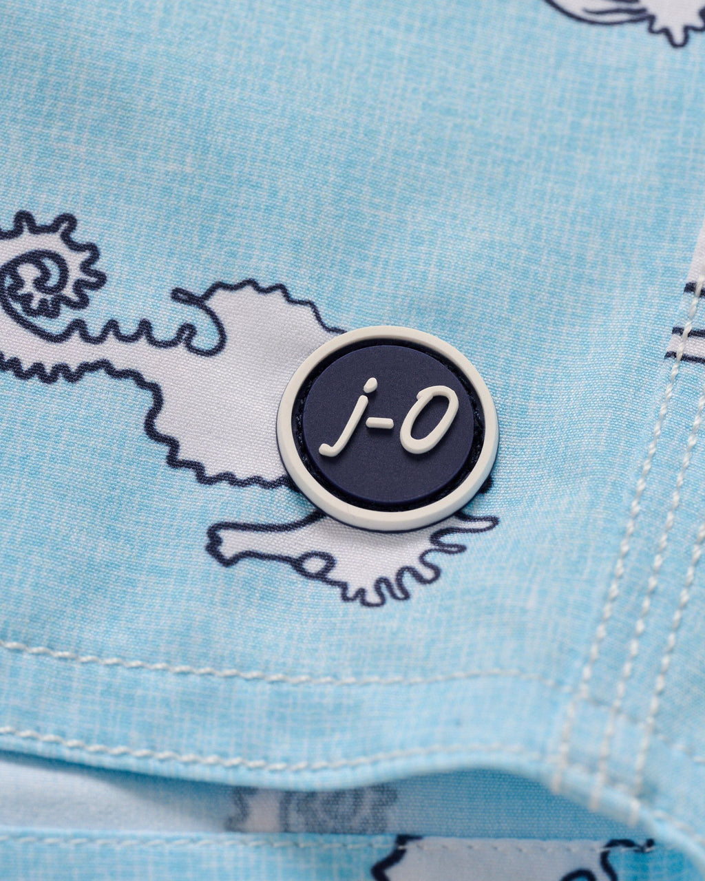 Johnnie-O The Half Elastic 7" Surf Shorts, Under the Sea