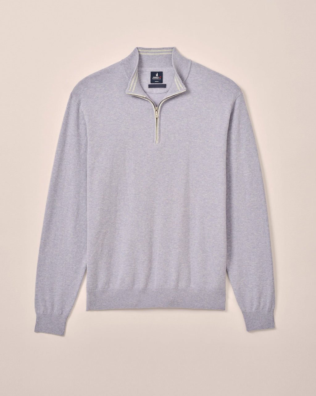 Johnnie-O Desmond Plaited Cotton Blend 1/4 Zip Sweater