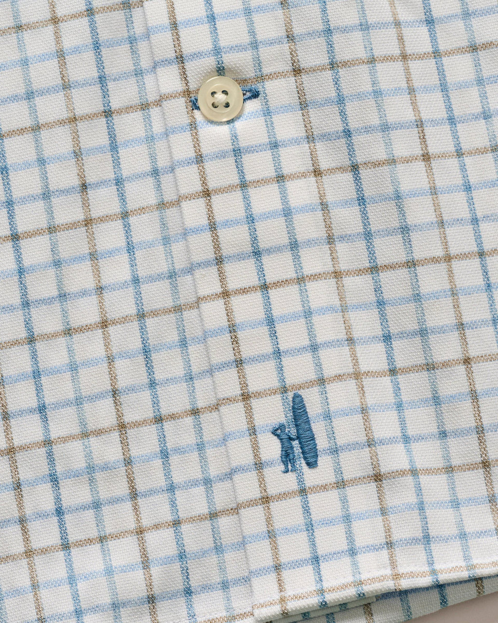 Johnnie-O Everyday Performance Button Down Shirt - Paddock Tattersall, Maliblu