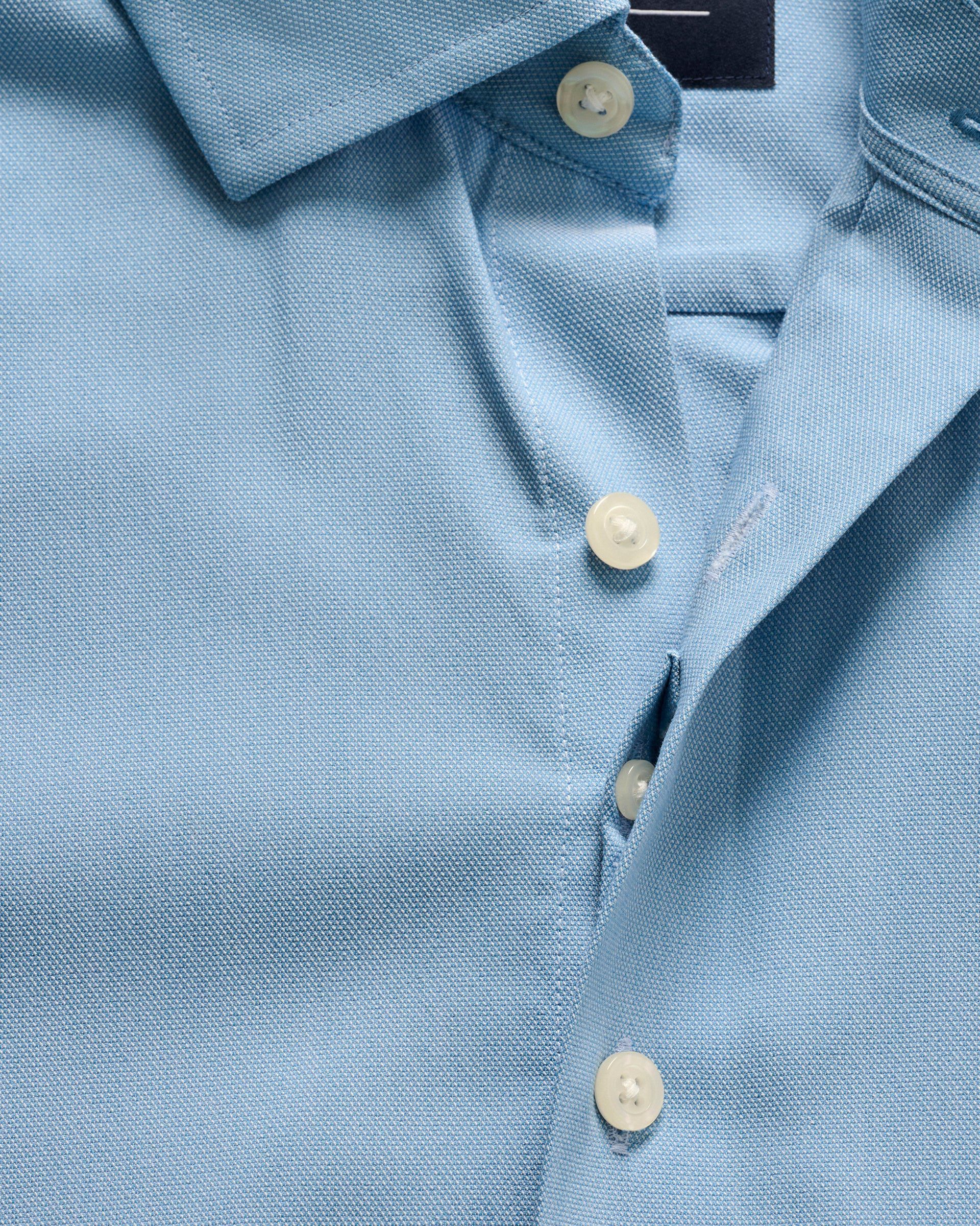 Johnnie-O Everyday Performance Button Down Shirt - Queens Oxford Solid, Laguna Blue